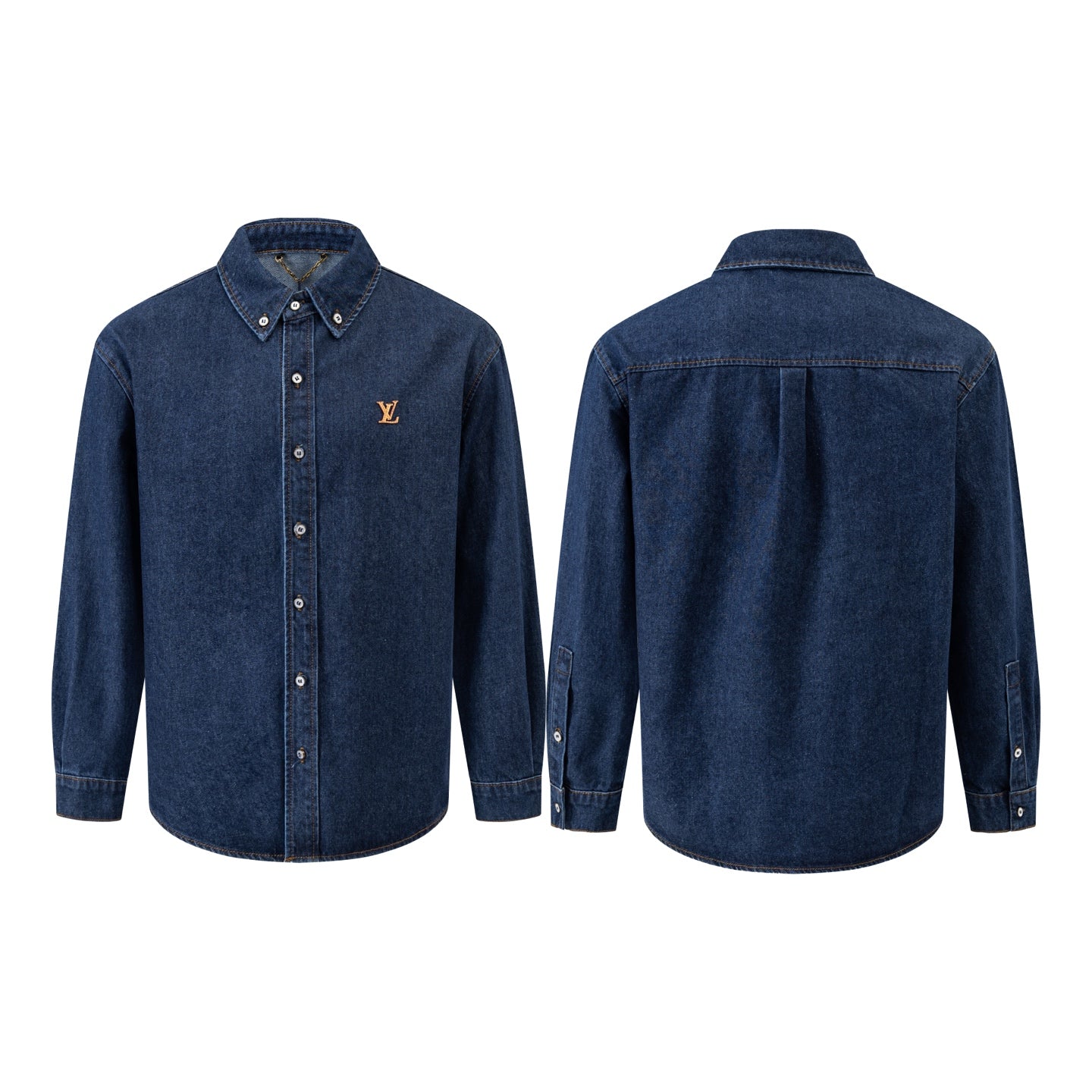 LV Denim Long Sleeve Shirt