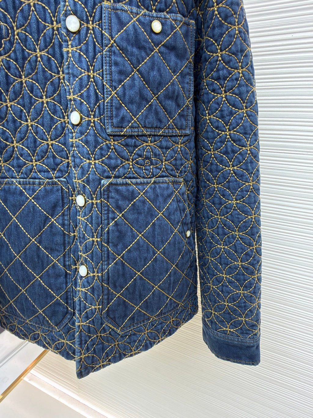 LV Embroidered Denim Jacket