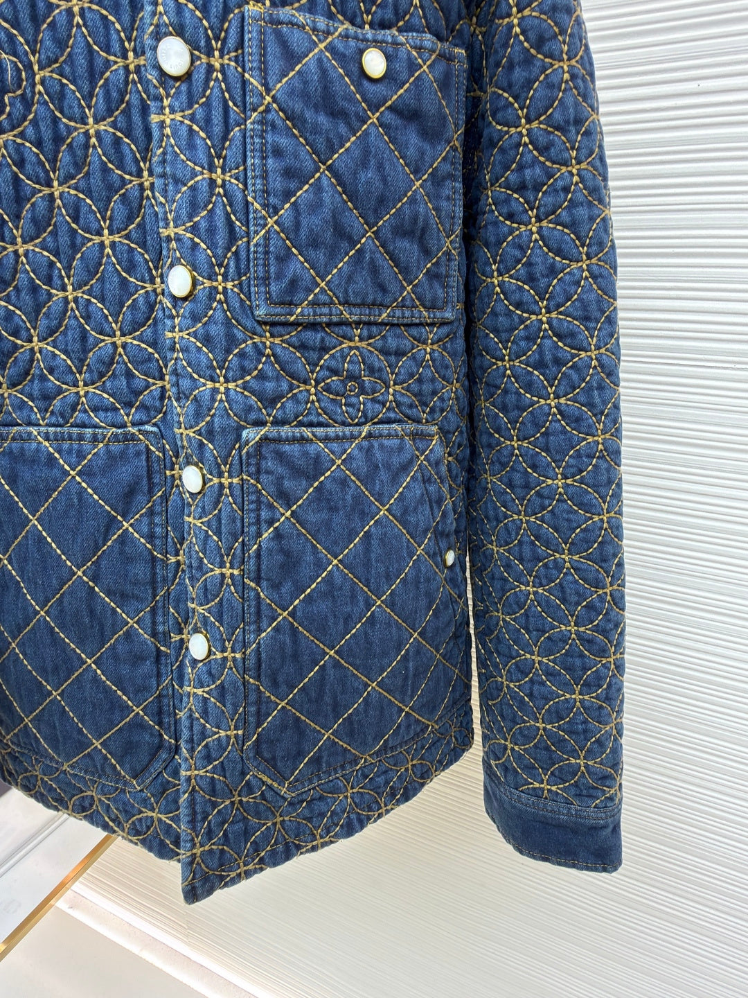 LV Embroidered Denim Jacket