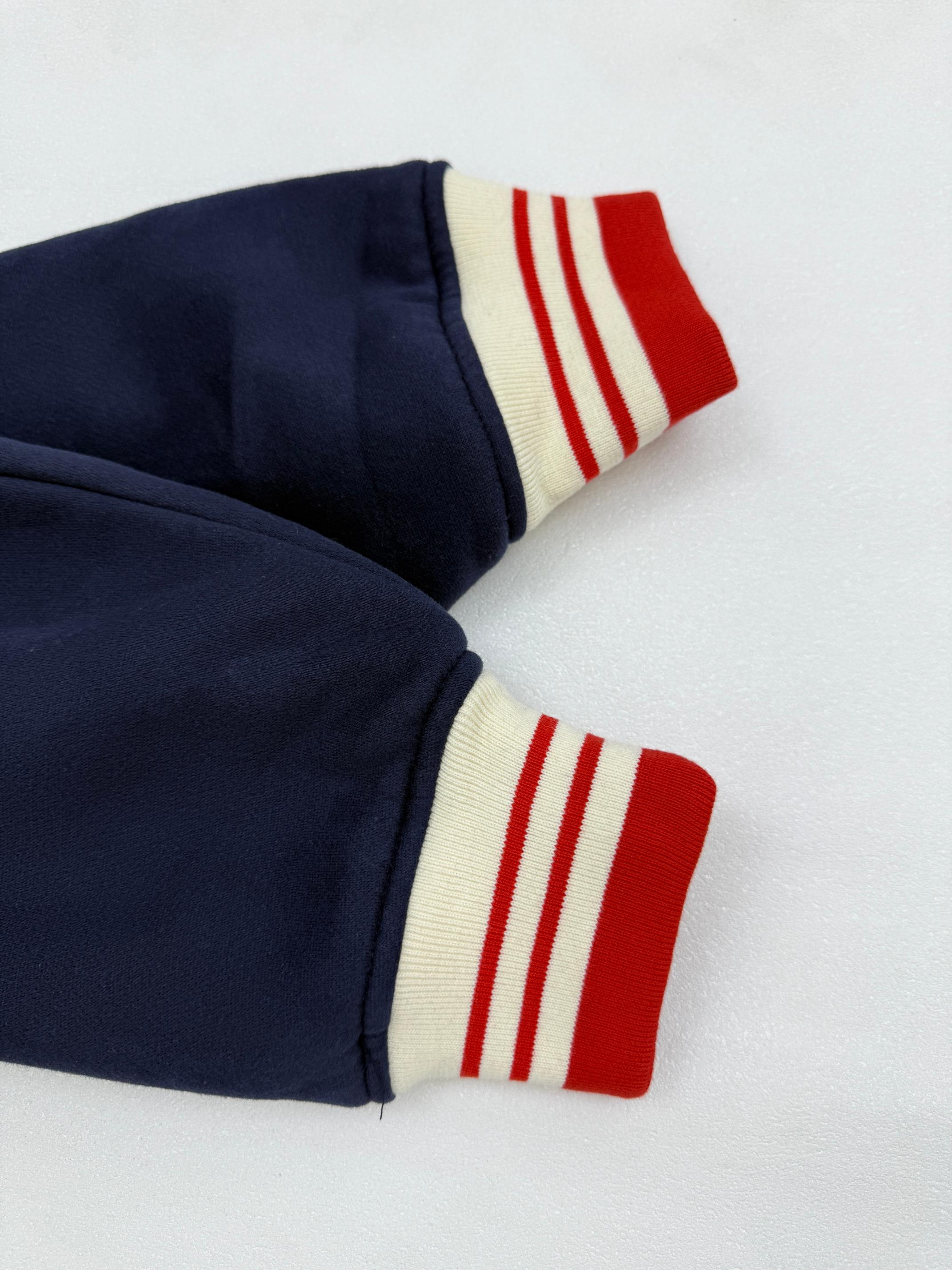 LV Embroidered Baseball Jacket