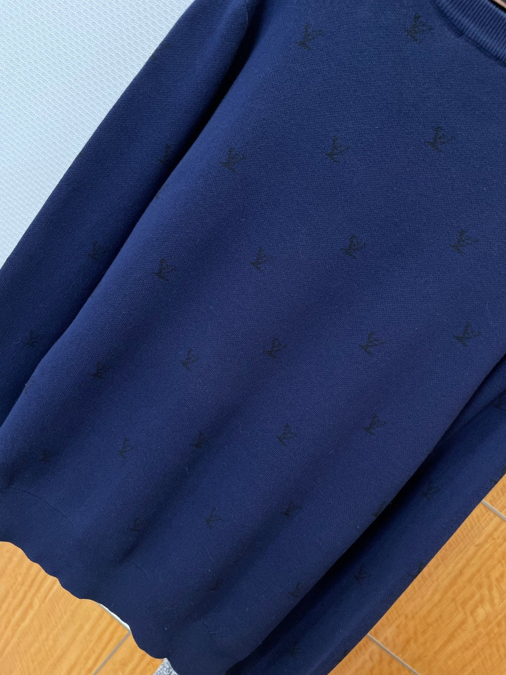 LV All-over Animal embroidery Sweater