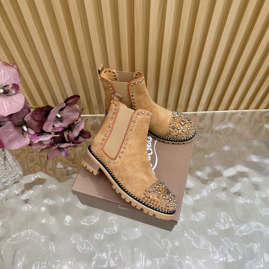 Women's Christian Louboutin studded ankle boots