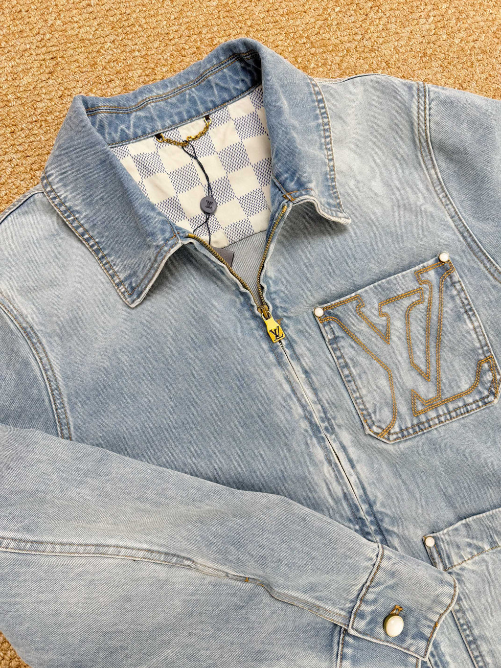 LV Men's Denim Shirt Jacket