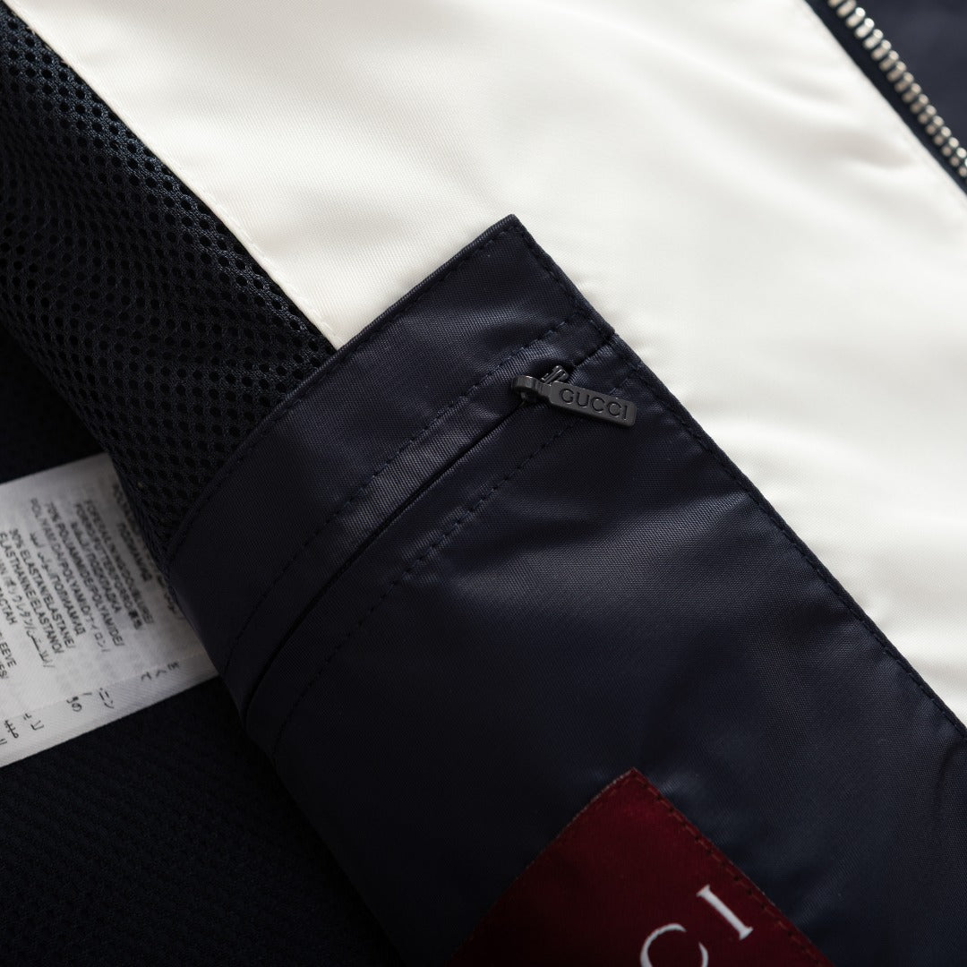 Gucci Embellished Twill Nylon Jacket