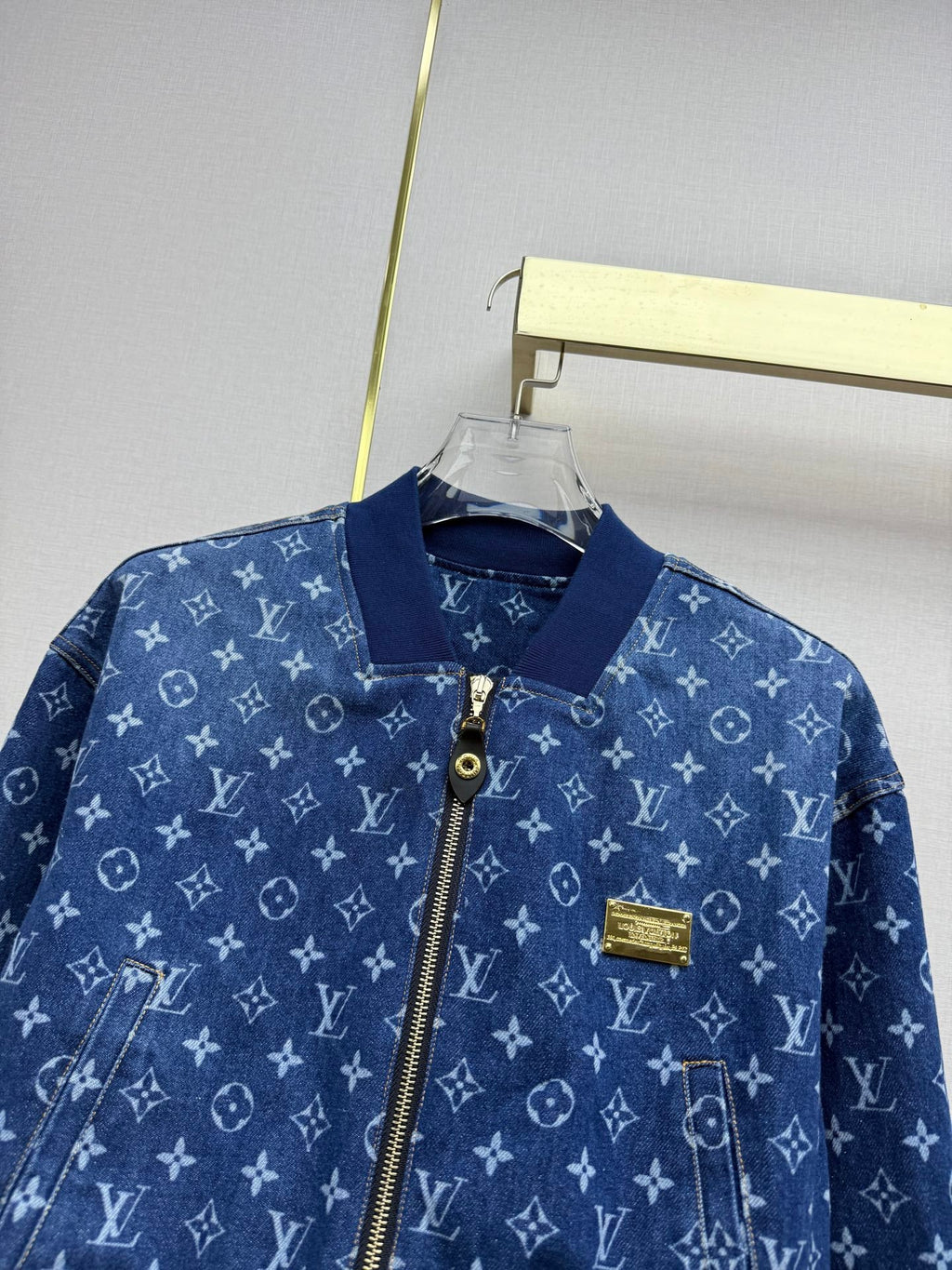 Women's LV denim Baseball Jacket