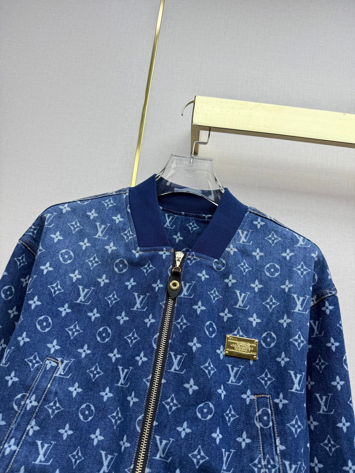 Women's LV denim Baseball Jacket