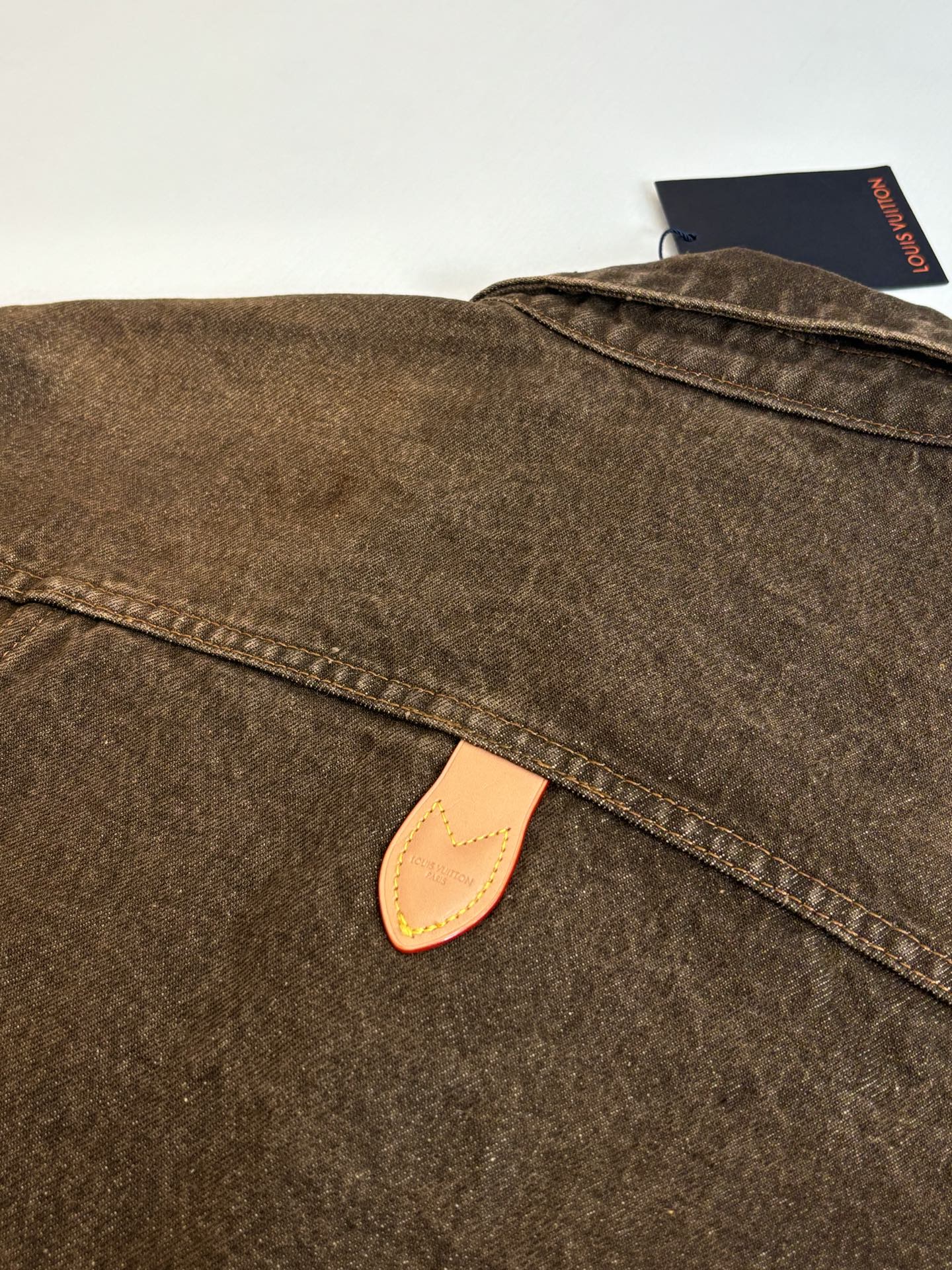 LV Coffee Denim Jacket