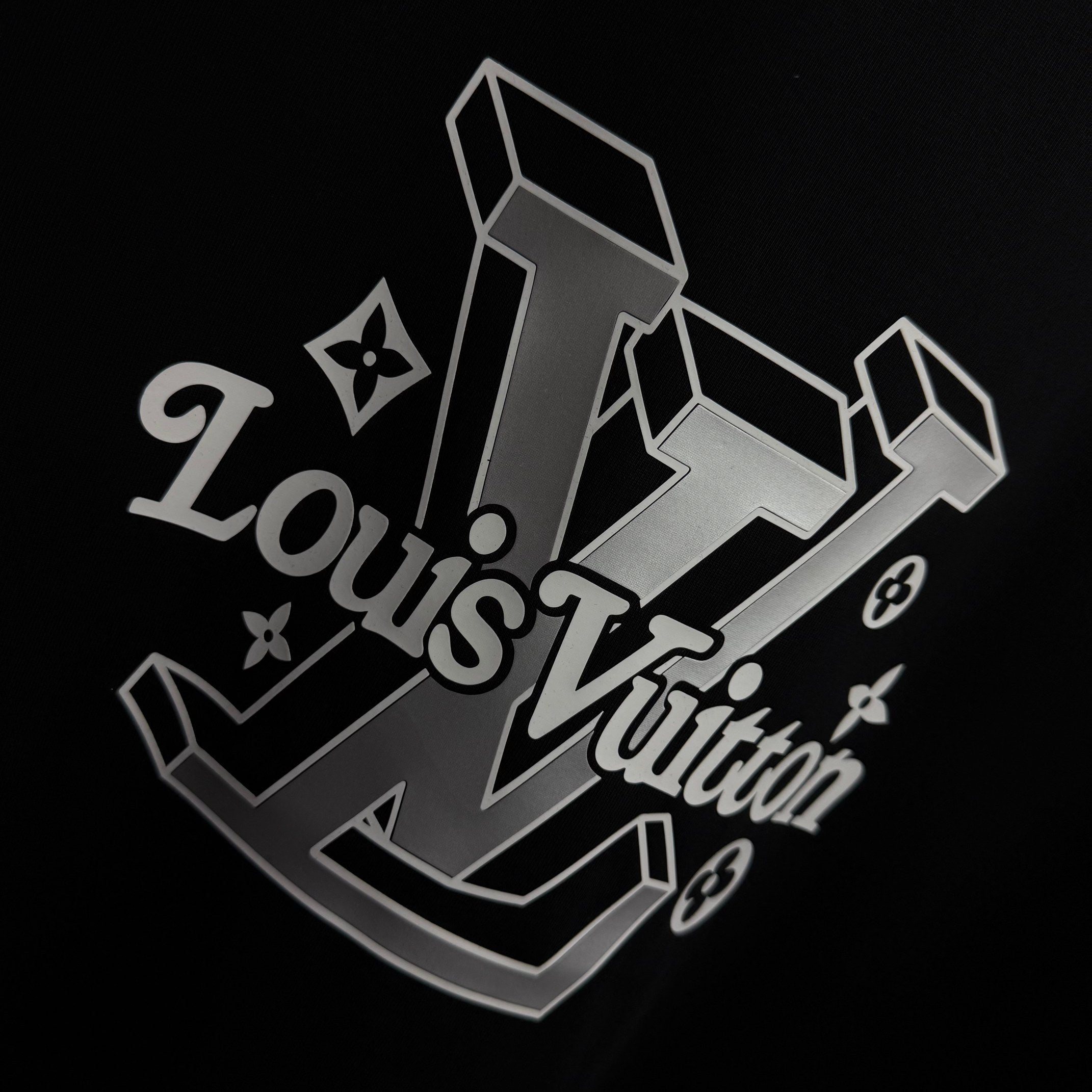 LV 3D Silicon Cotton T-Shirt