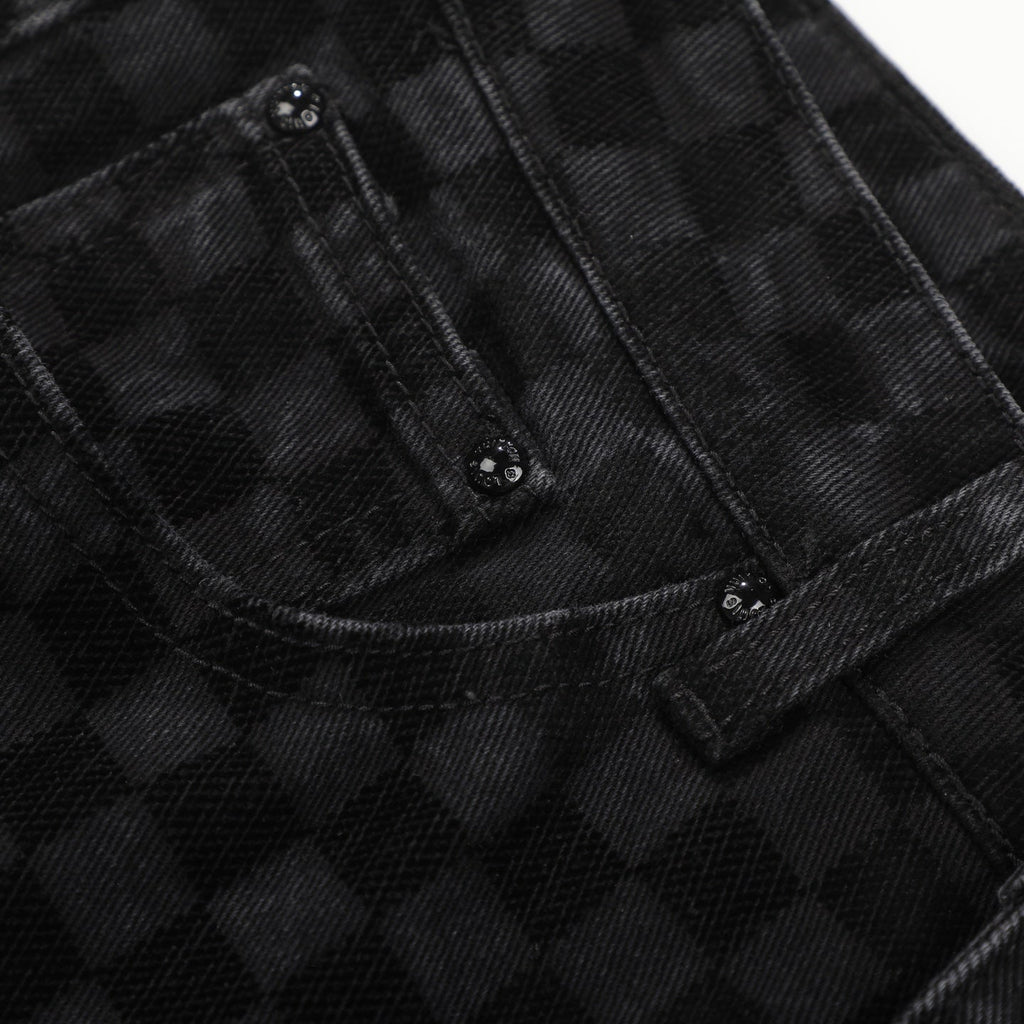 LV BLACK DENIM JEANS