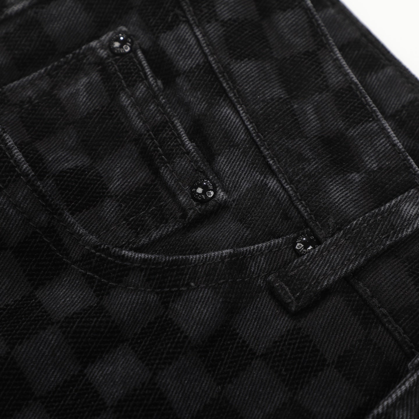 LV BLACK DENIM JEANS