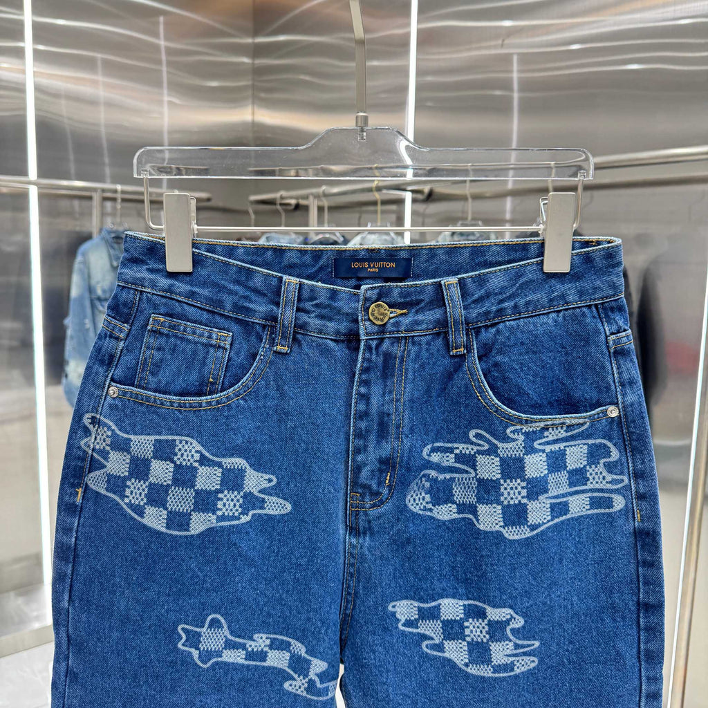 LV Denim Shorts