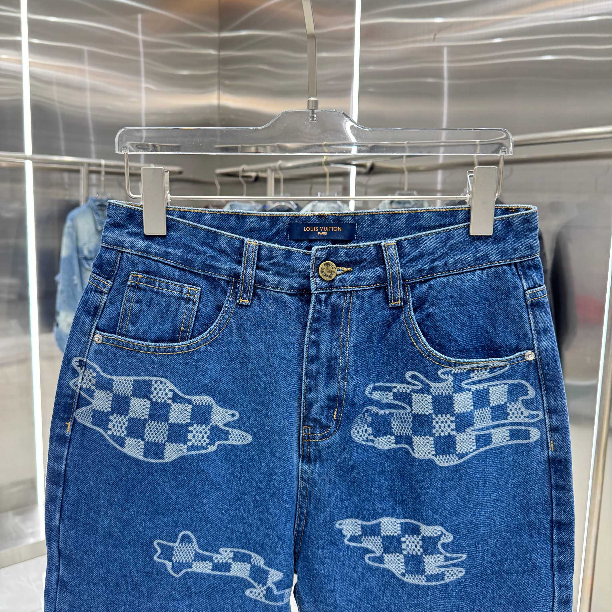 LV Denim Shorts