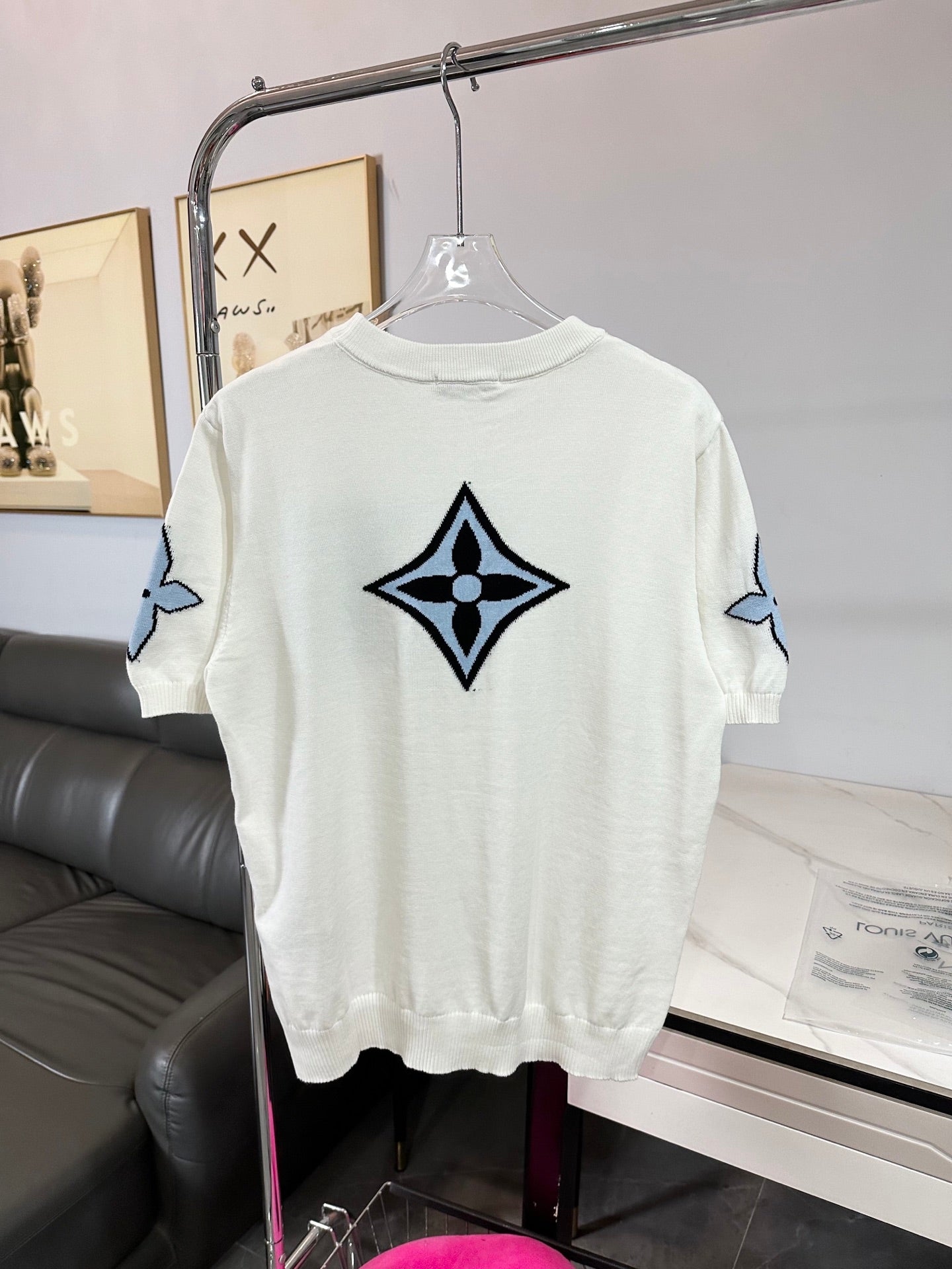 LV Crew Neck knit Shirt