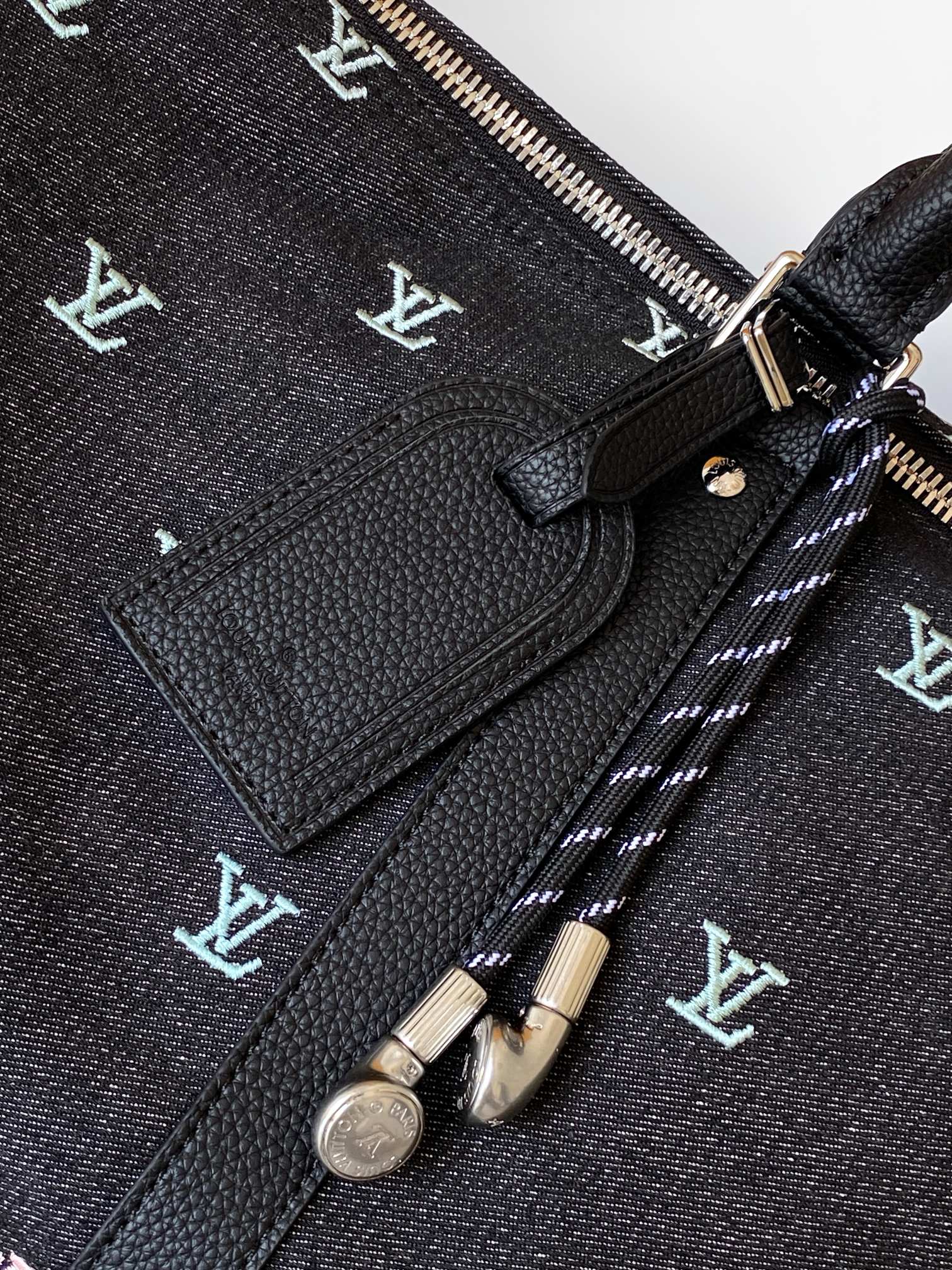 LV Embroidered Travel Bag