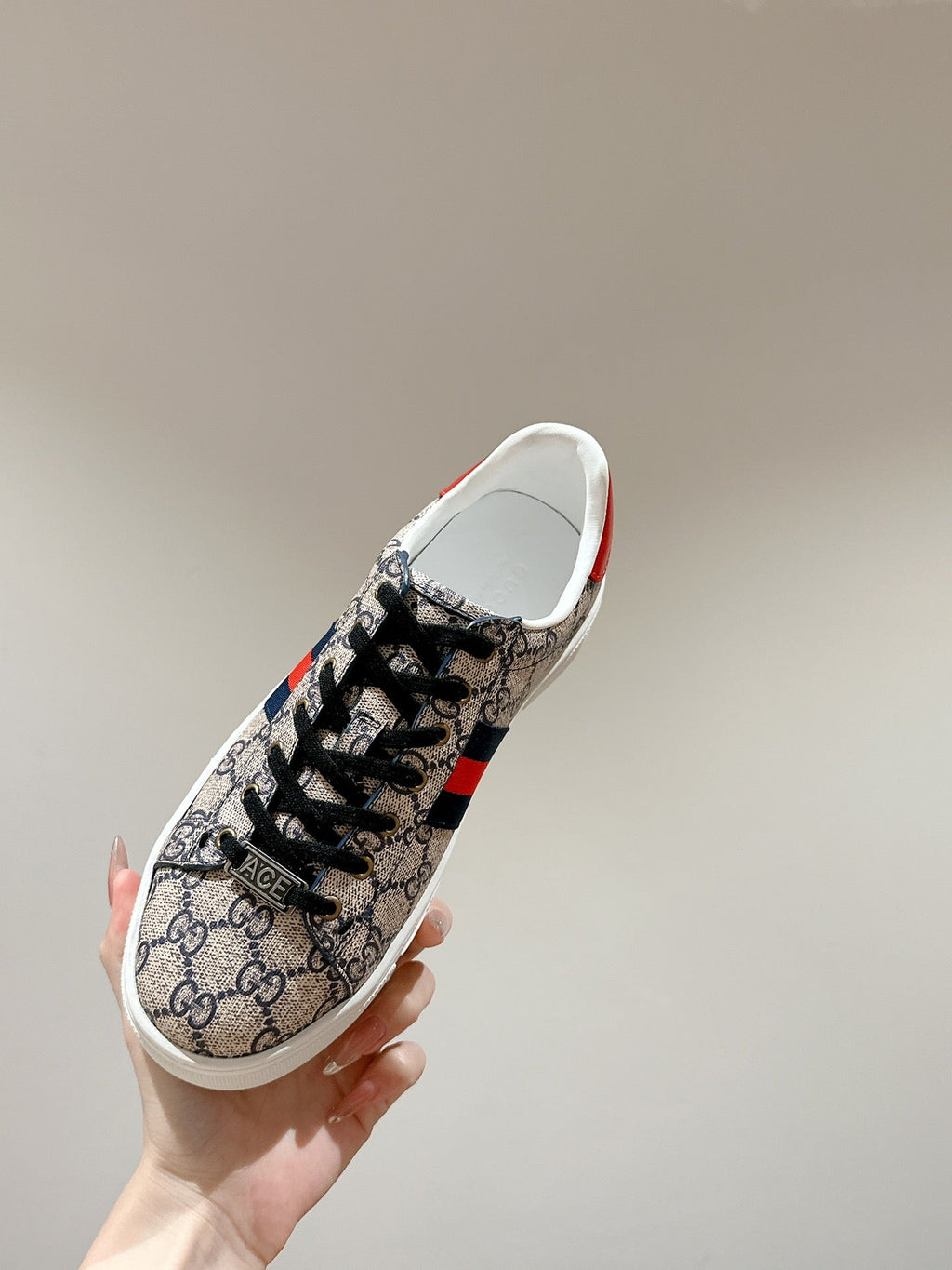 Men's GG Ace sneaker with Web