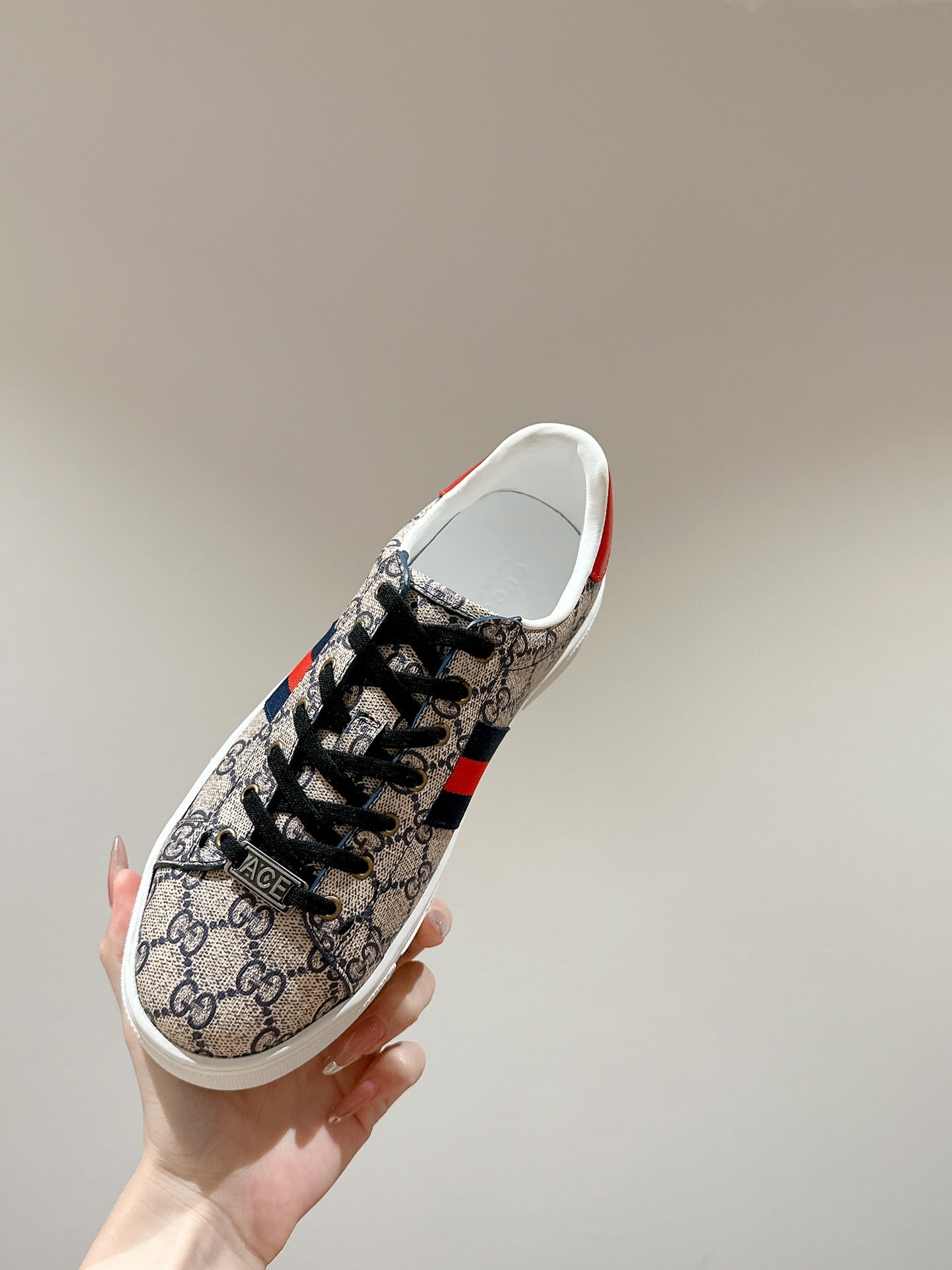 Men's GG Ace sneaker with Web