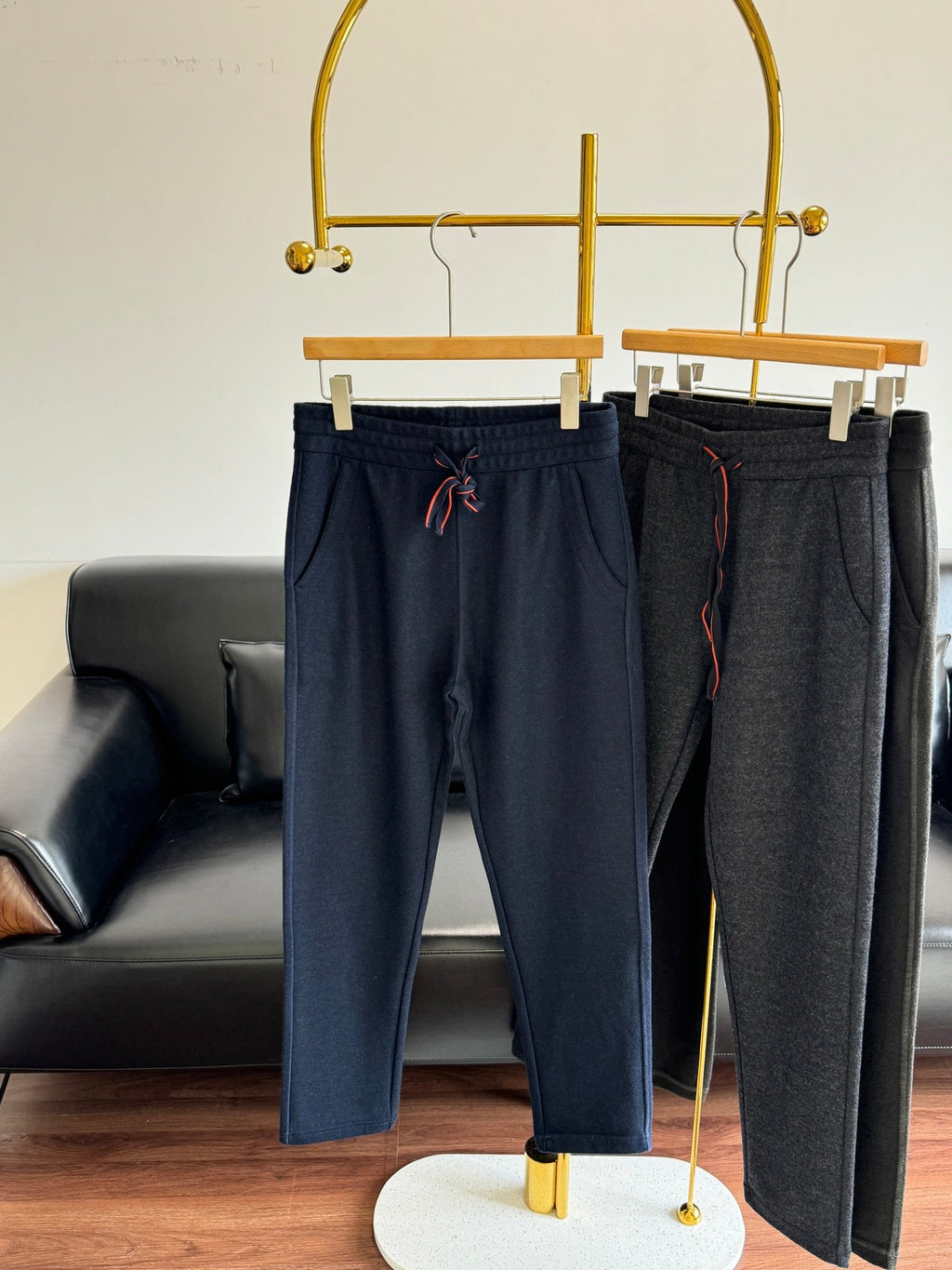 Loro Piana Men's Wool Straight Leg trousers
