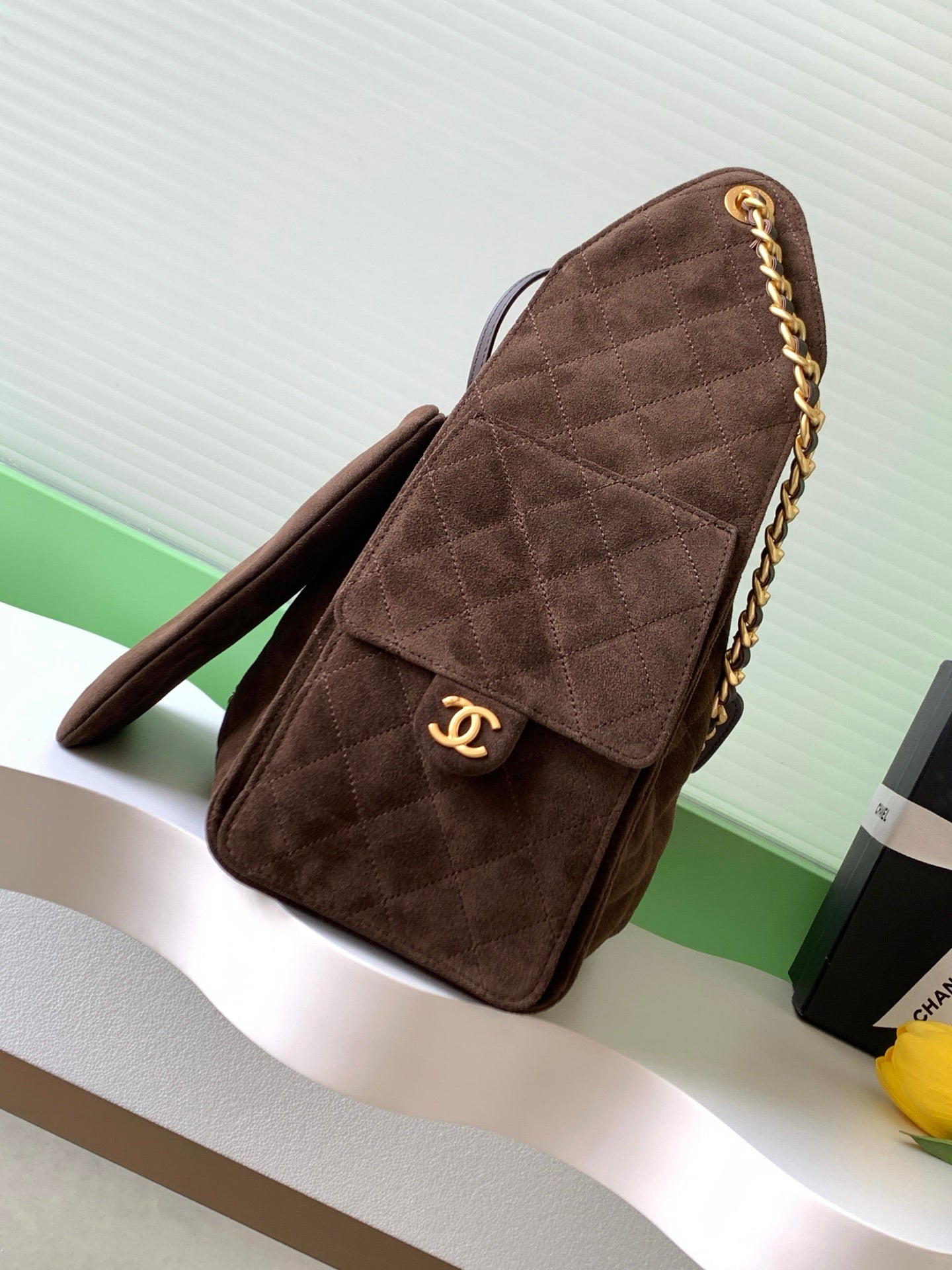 Chanel Bag with frosted Leather