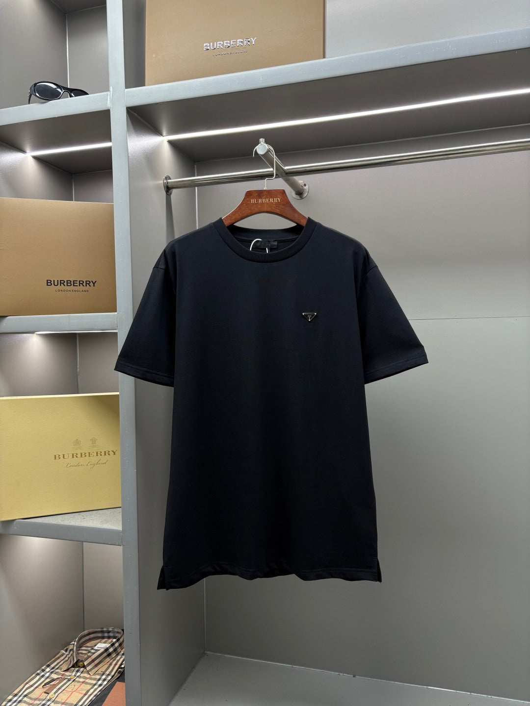 Prada T-Shirt w/ enamel logo