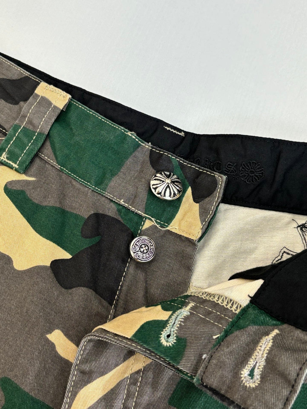 Chrome Heart Camo Shorts
