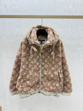 Women's LV Monogram Hooded Cardigan
