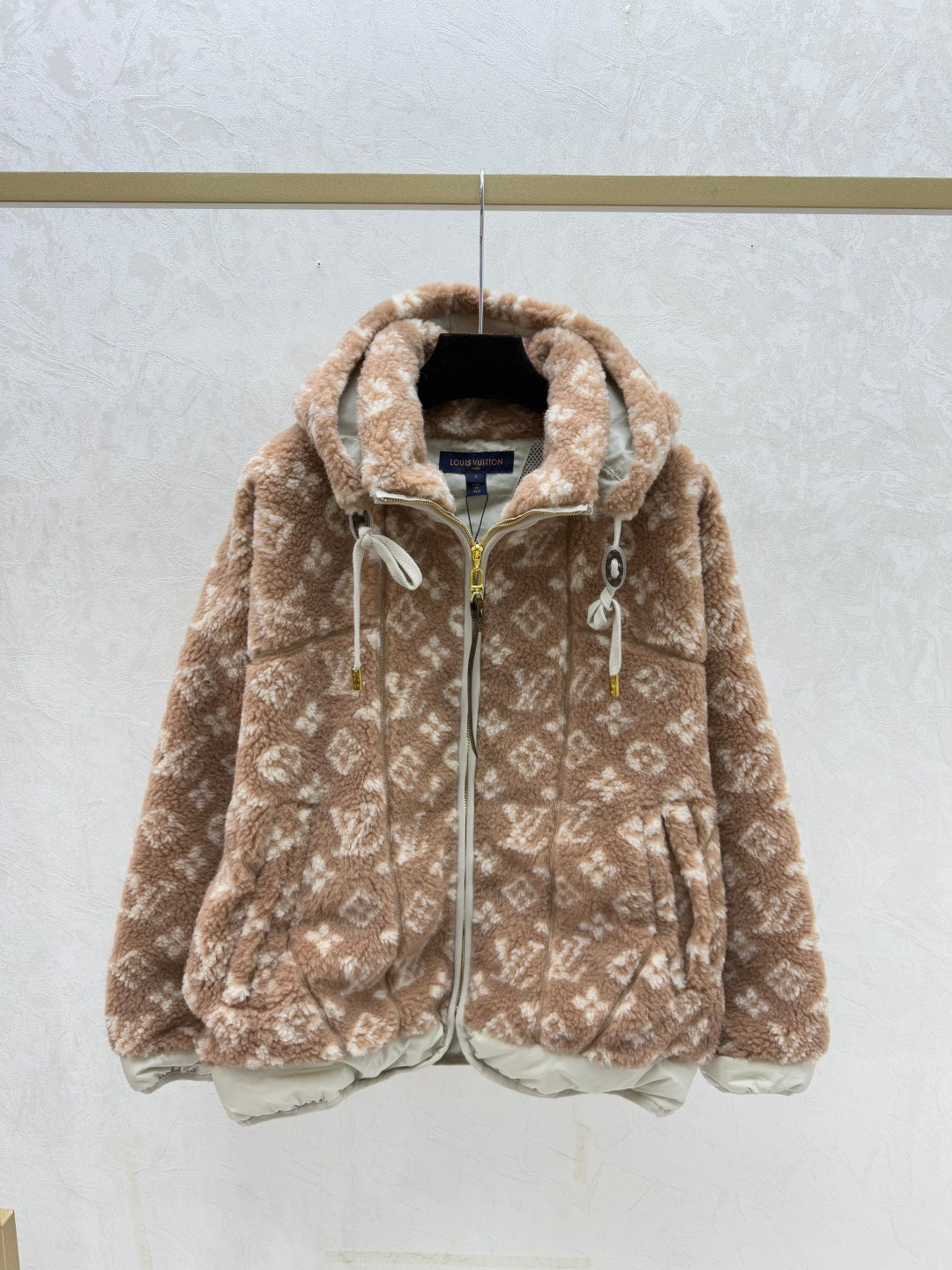 Women's LV Monogram Hooded Cardigan