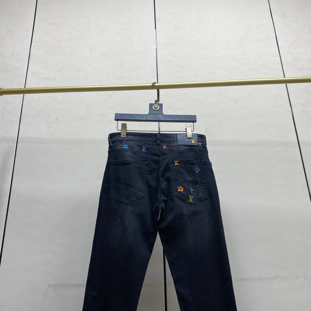 LV Slim Fit Straight Leg Jeans
