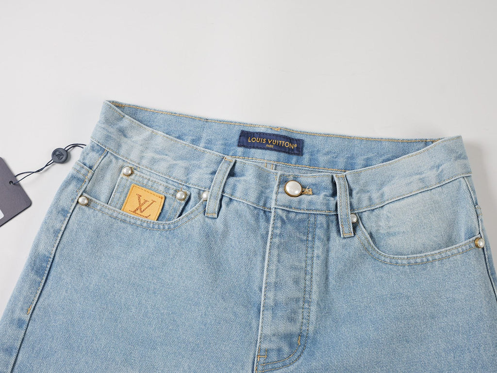 LV Denim Shorts