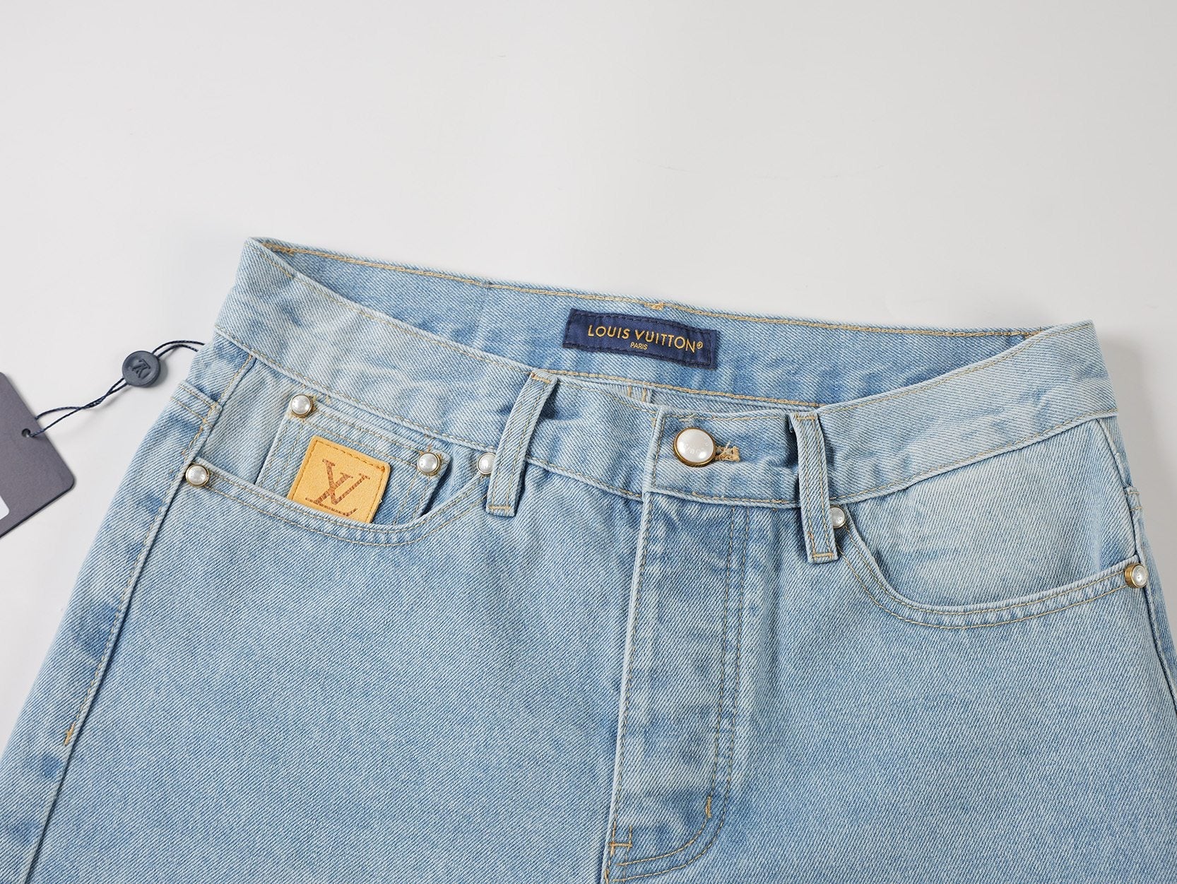 LV Denim Shorts
