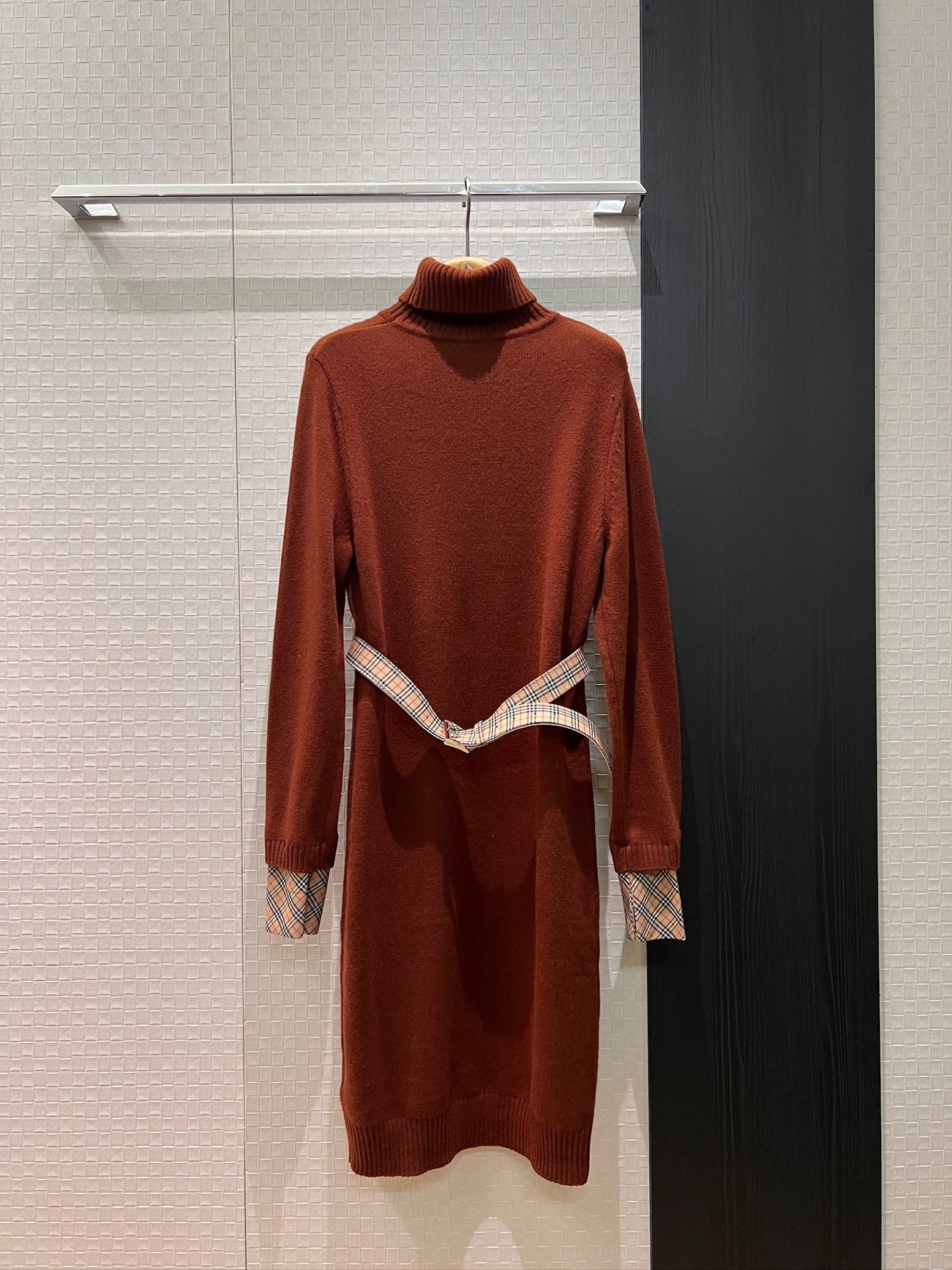 Women's Double Layered Turtleneck Knit