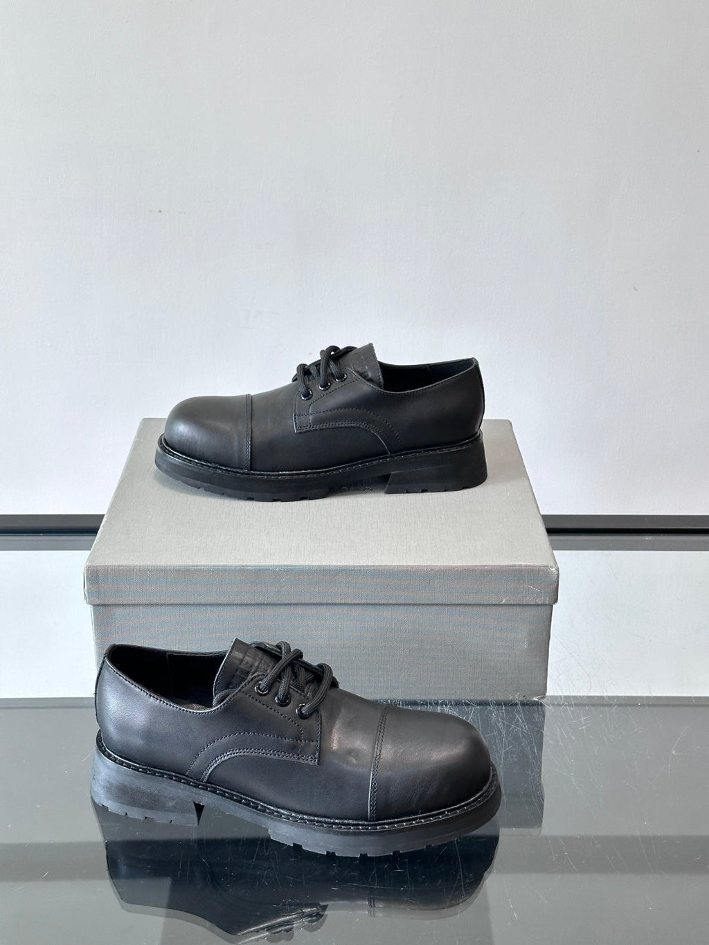 Balenciaga Geniune Leather Derby Shoes