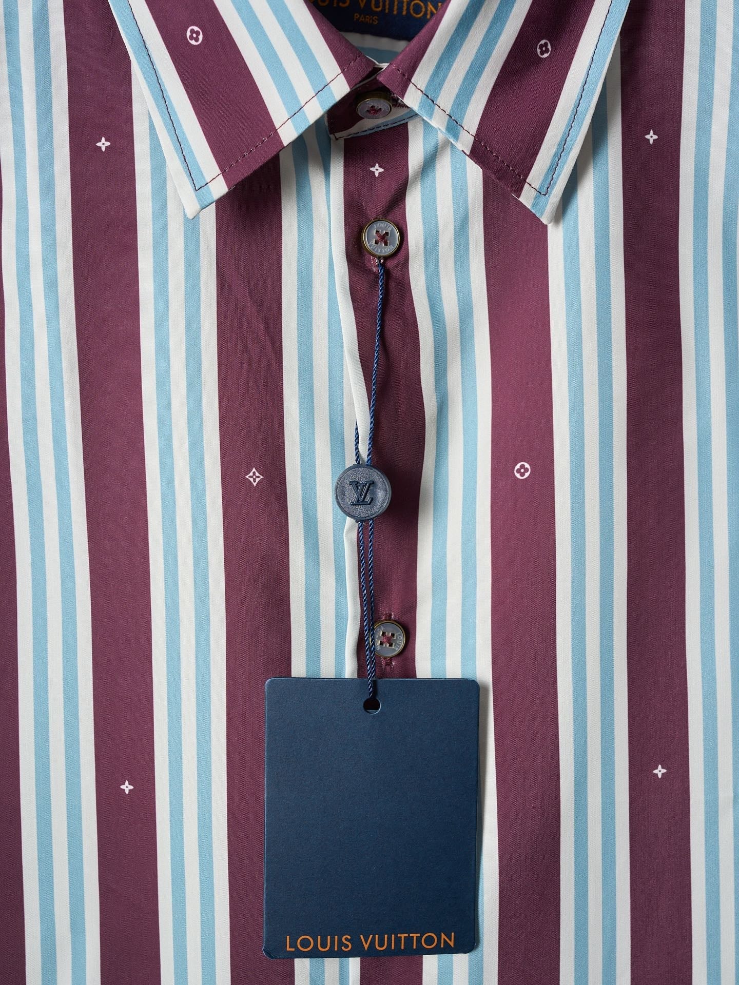 LV Striped Short Sleeve Shirt