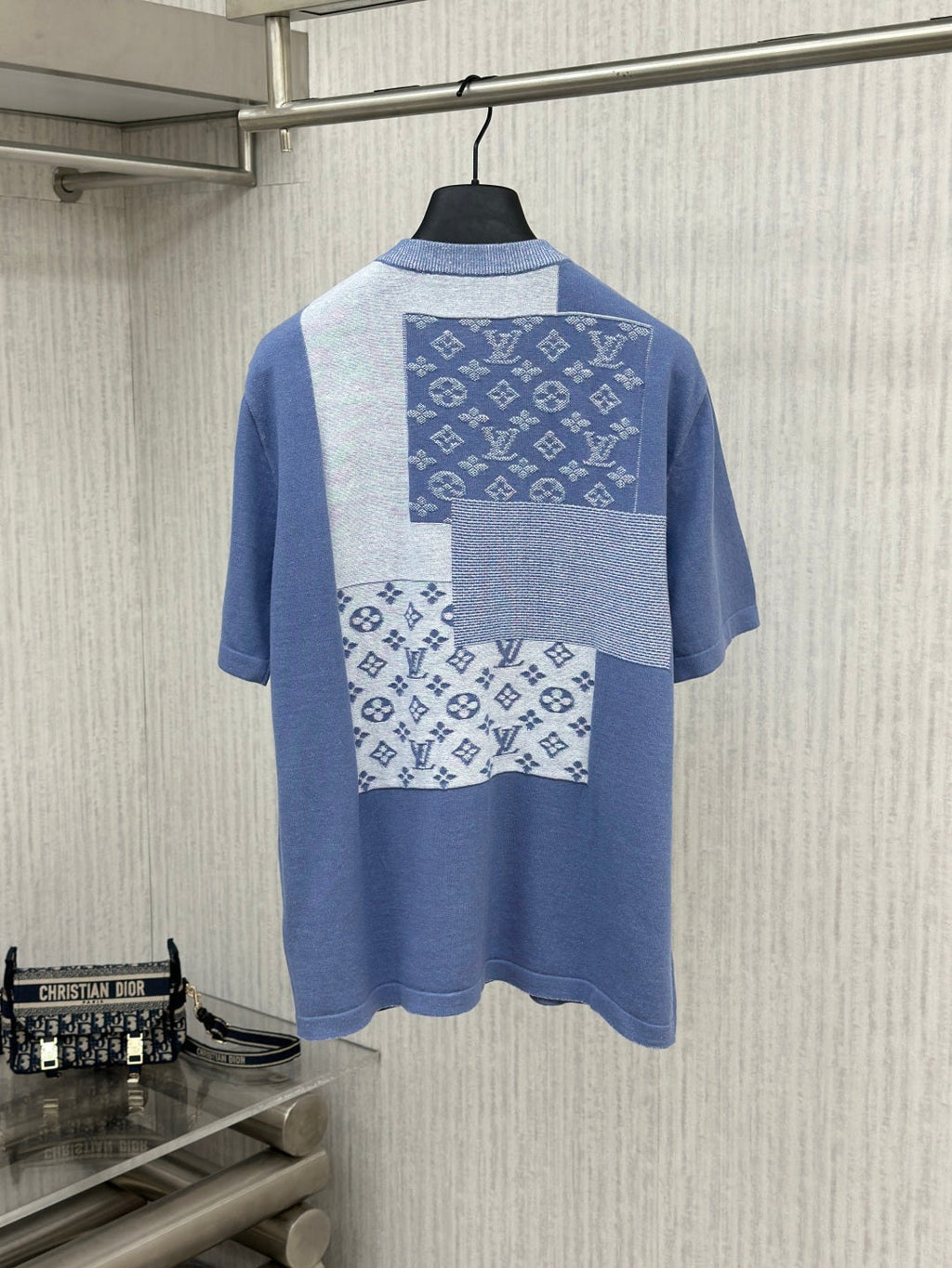 LV Patchwork Monogram Knit shirt