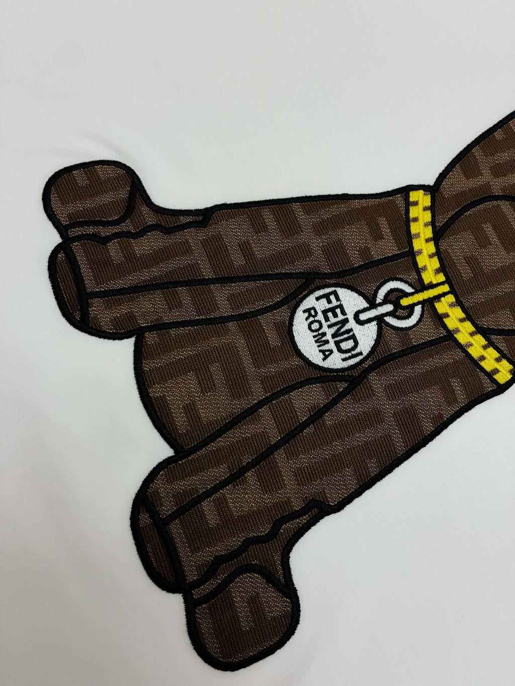 Fendi Embroidered Cotton Short-Sleeve T-Shirt