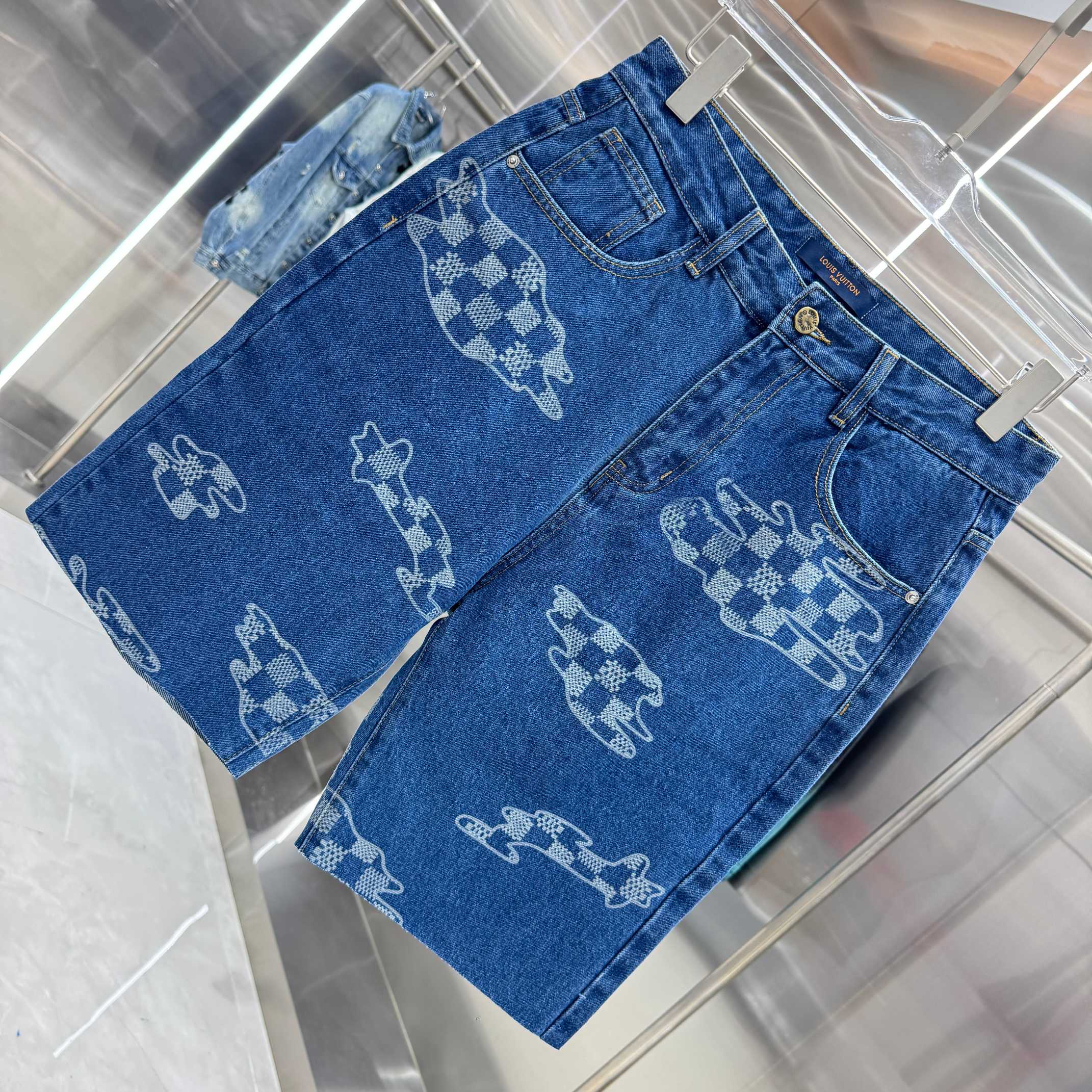 LV Denim Shorts