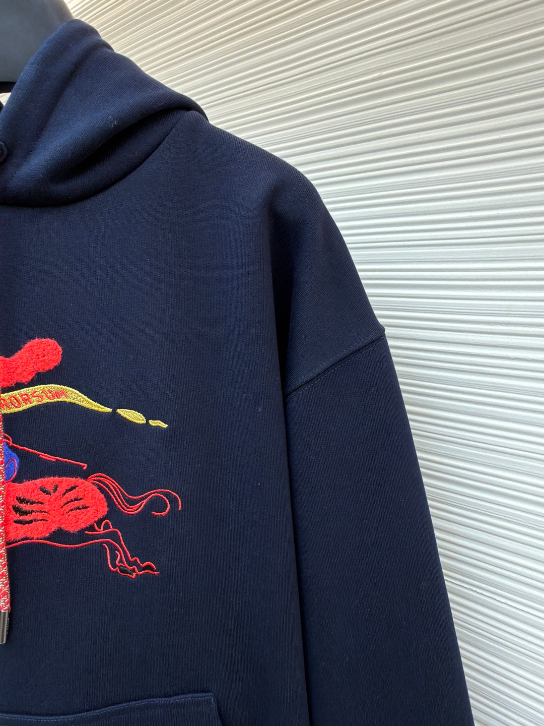 Burberry Fleece Embroidered Hoodie