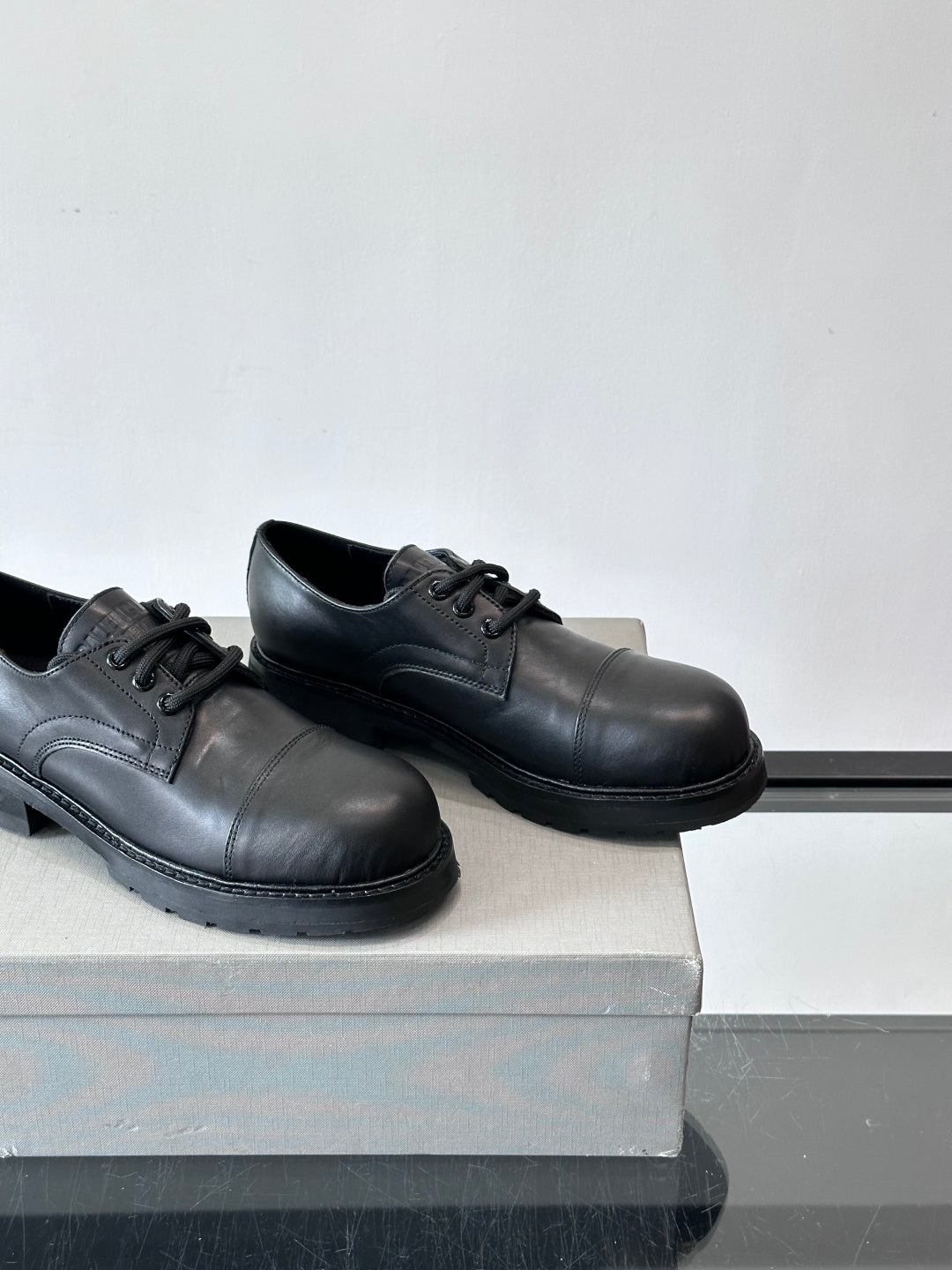 Balenciaga Geniune Leather Derby Shoes
