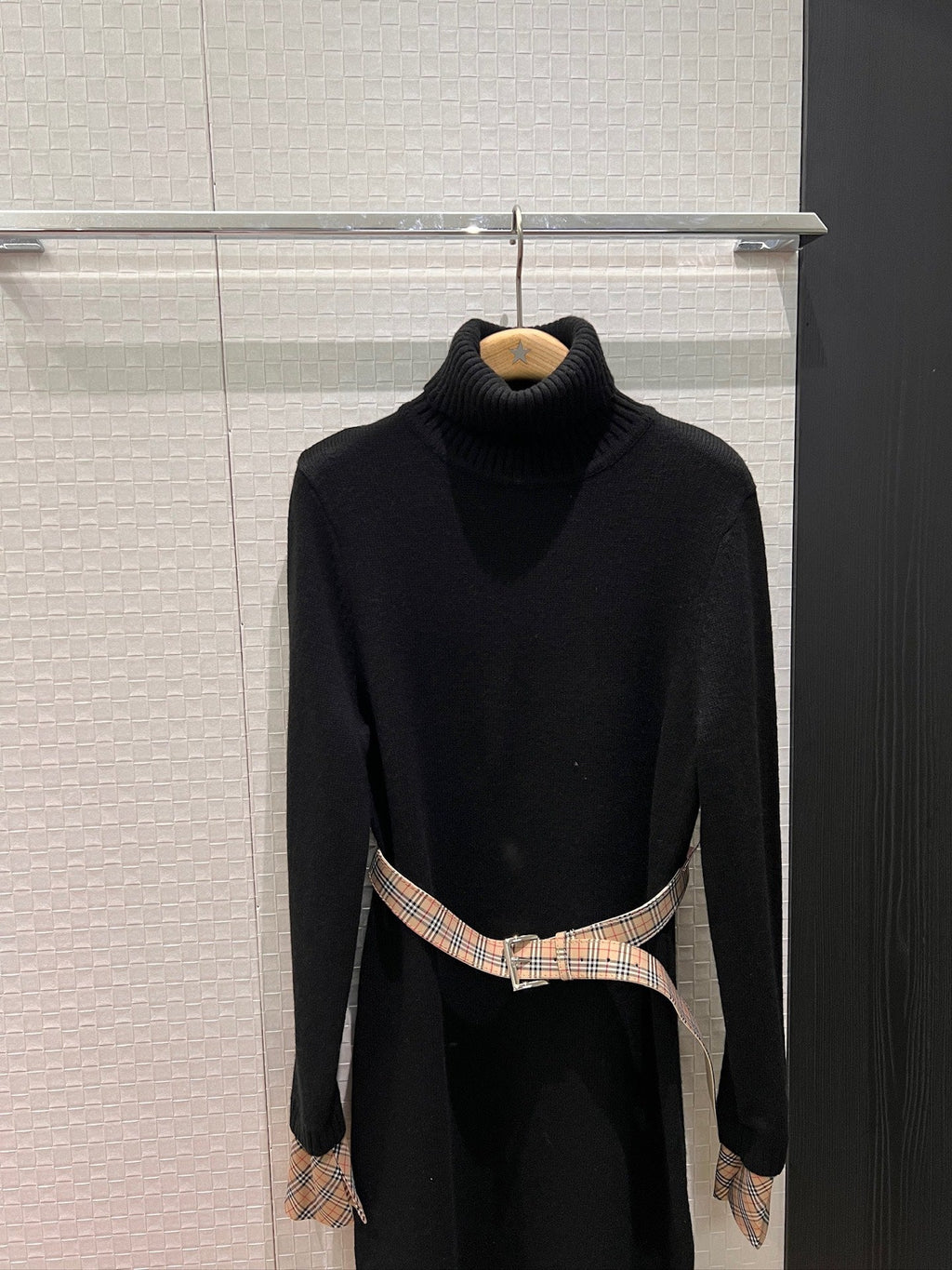 Women's Double Layered Turtleneck Knit