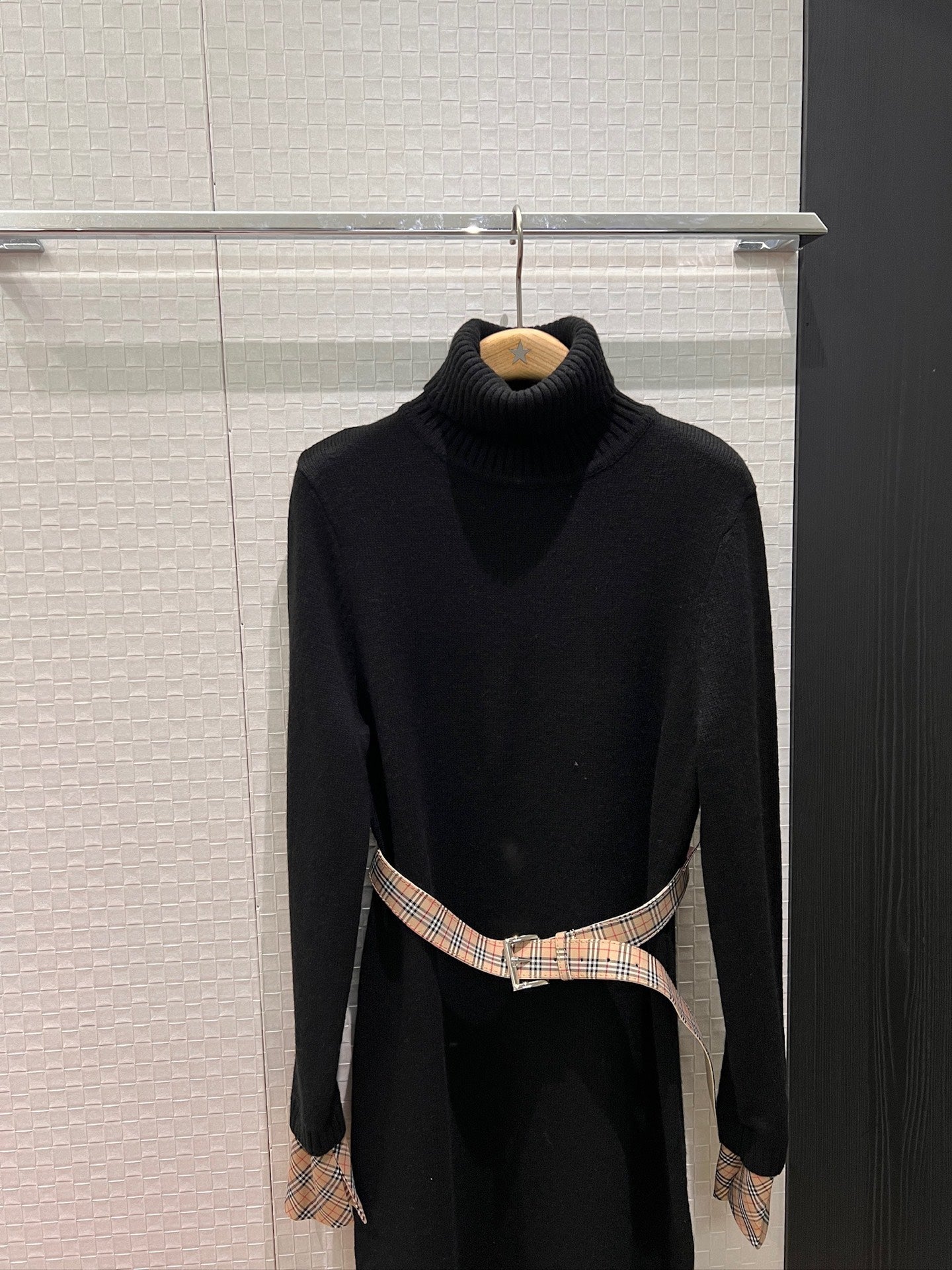 Women's Double Layered Turtleneck Knit