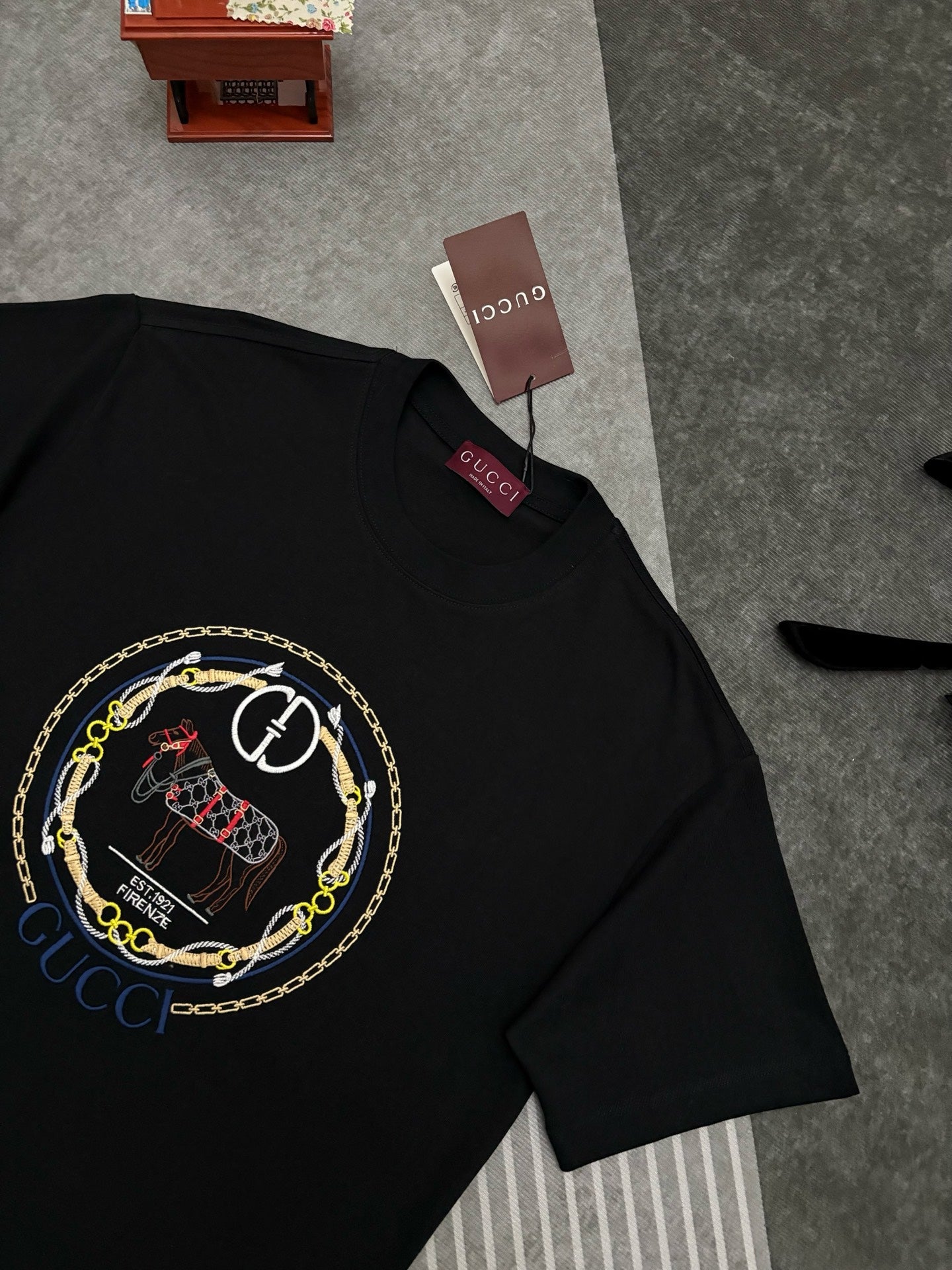 Gucci embroidered Cotton T-Shirt