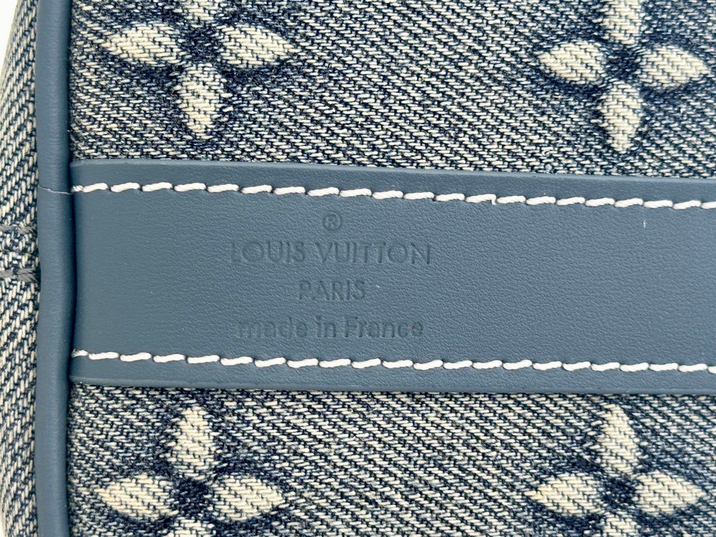 LV 25 Denim Handbag