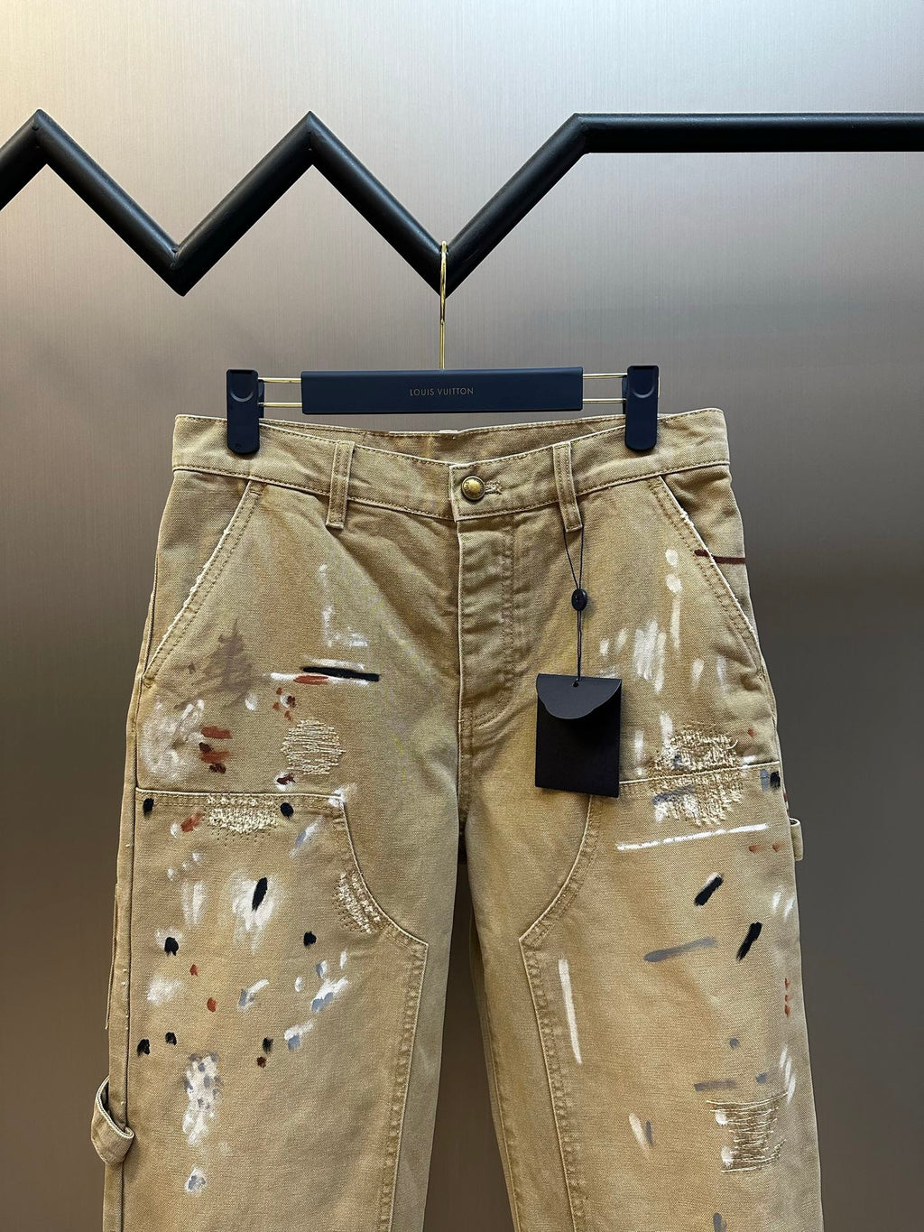 LV Painted Plain Jeans