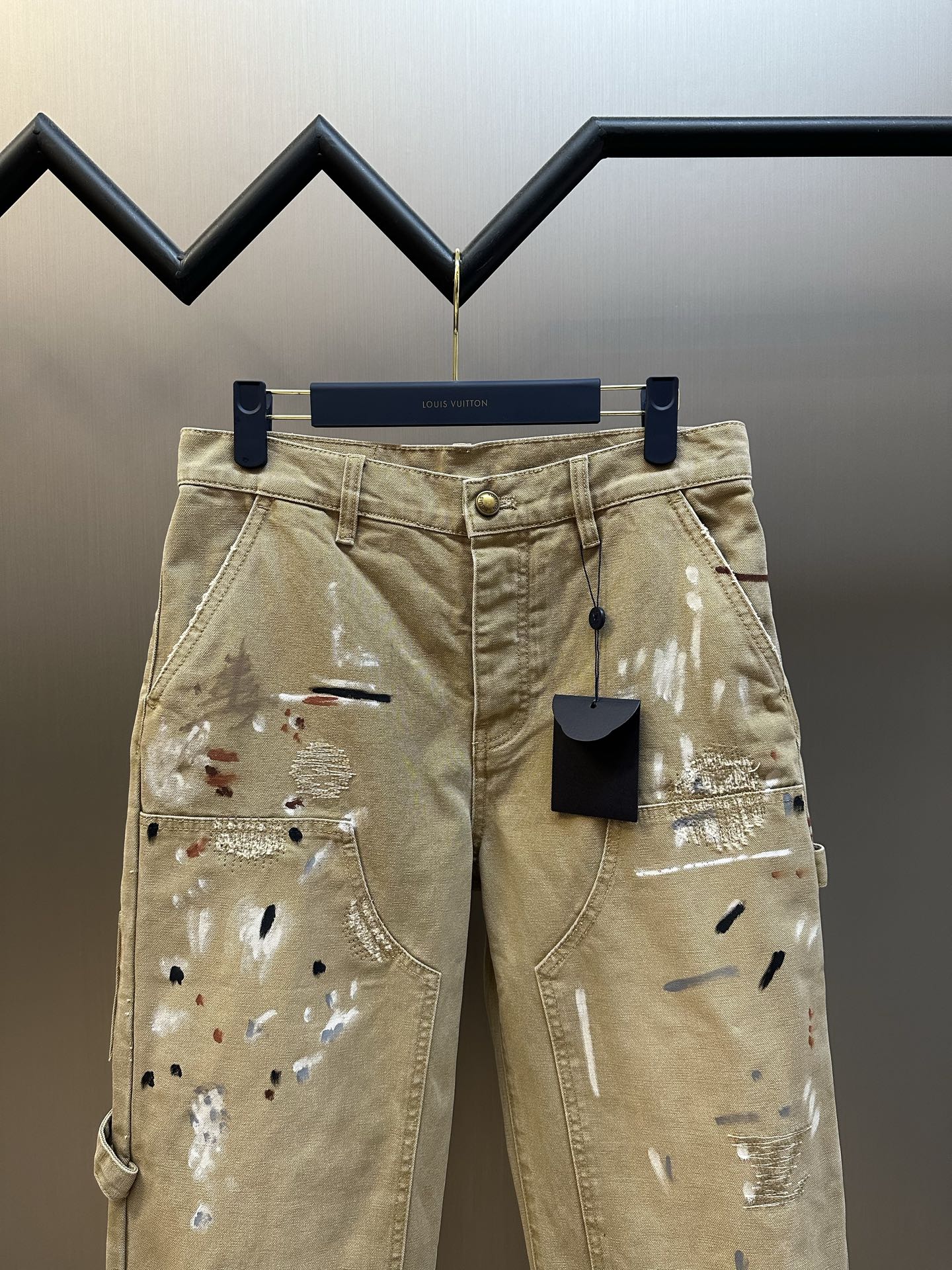 LV Painted Plain Jeans