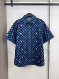 LV Denim Short-Sleeve Shirt