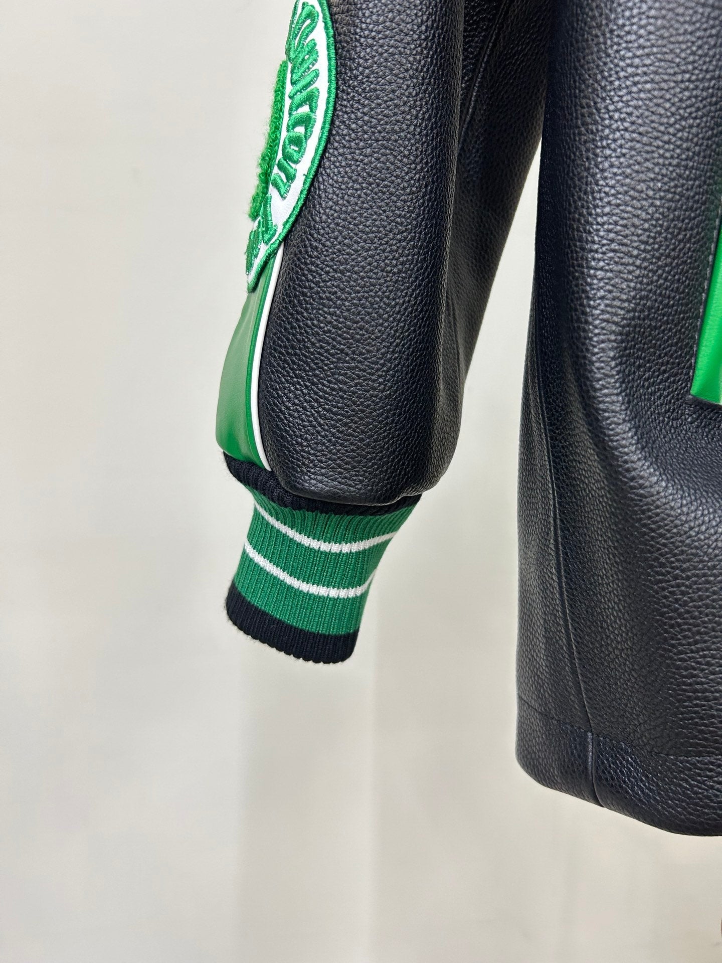 LV Embroidered Baseball Jacket