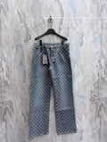 Gucci Denim Jacquard Jeans