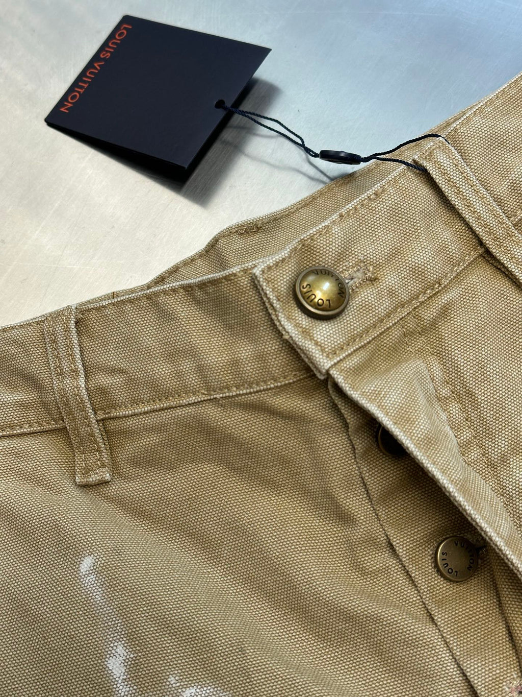 LV Painted Plain Jeans