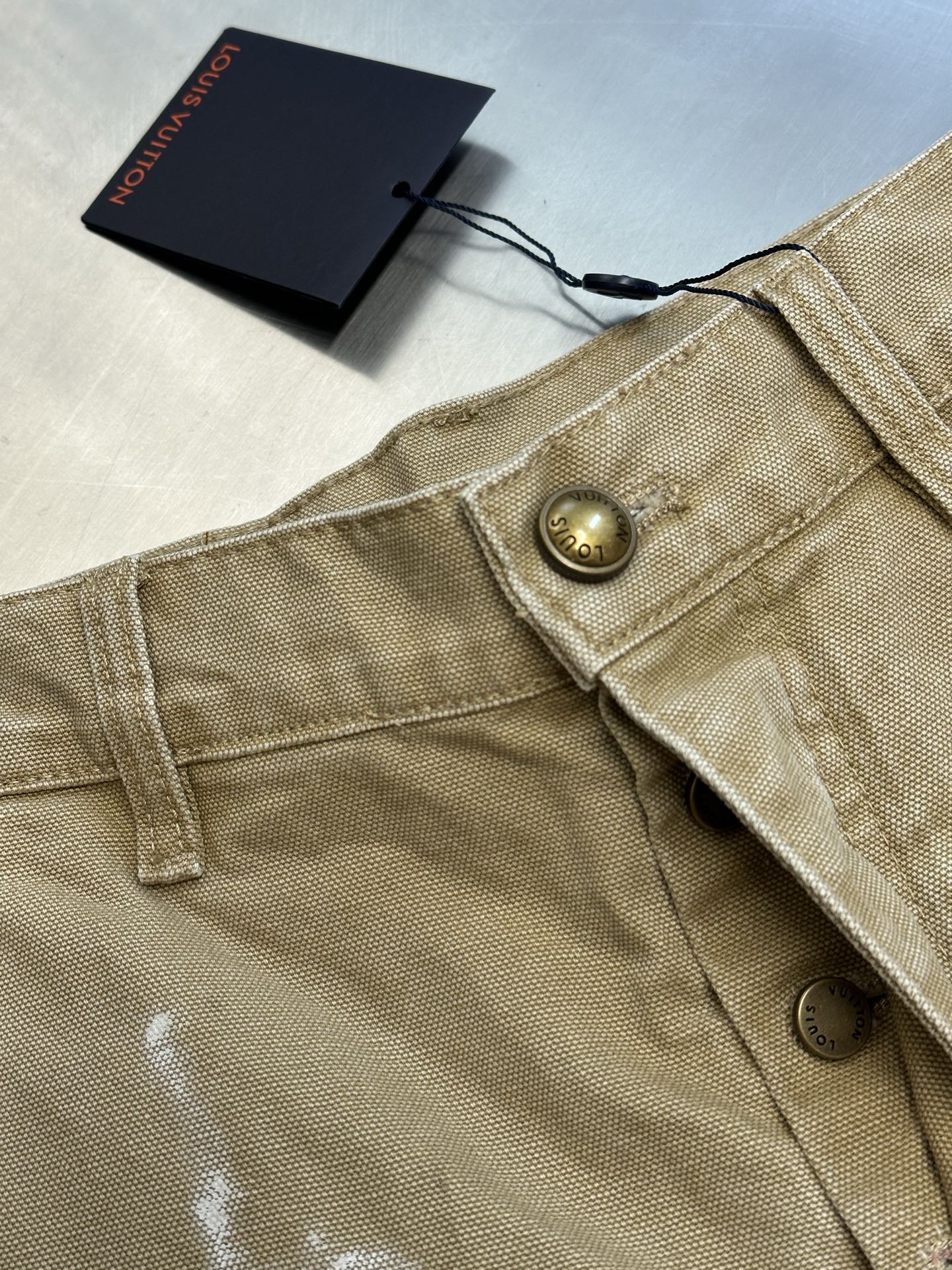 LV Painted Plain Jeans