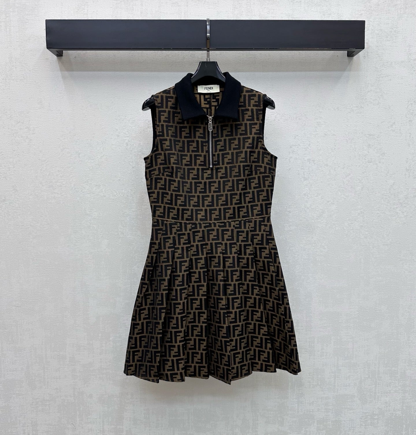 Fendi Jacquard Vest Dress