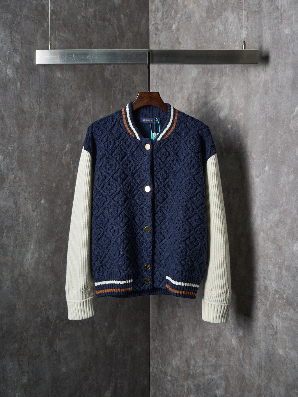 LV Terry Cloth Baseball Jacket